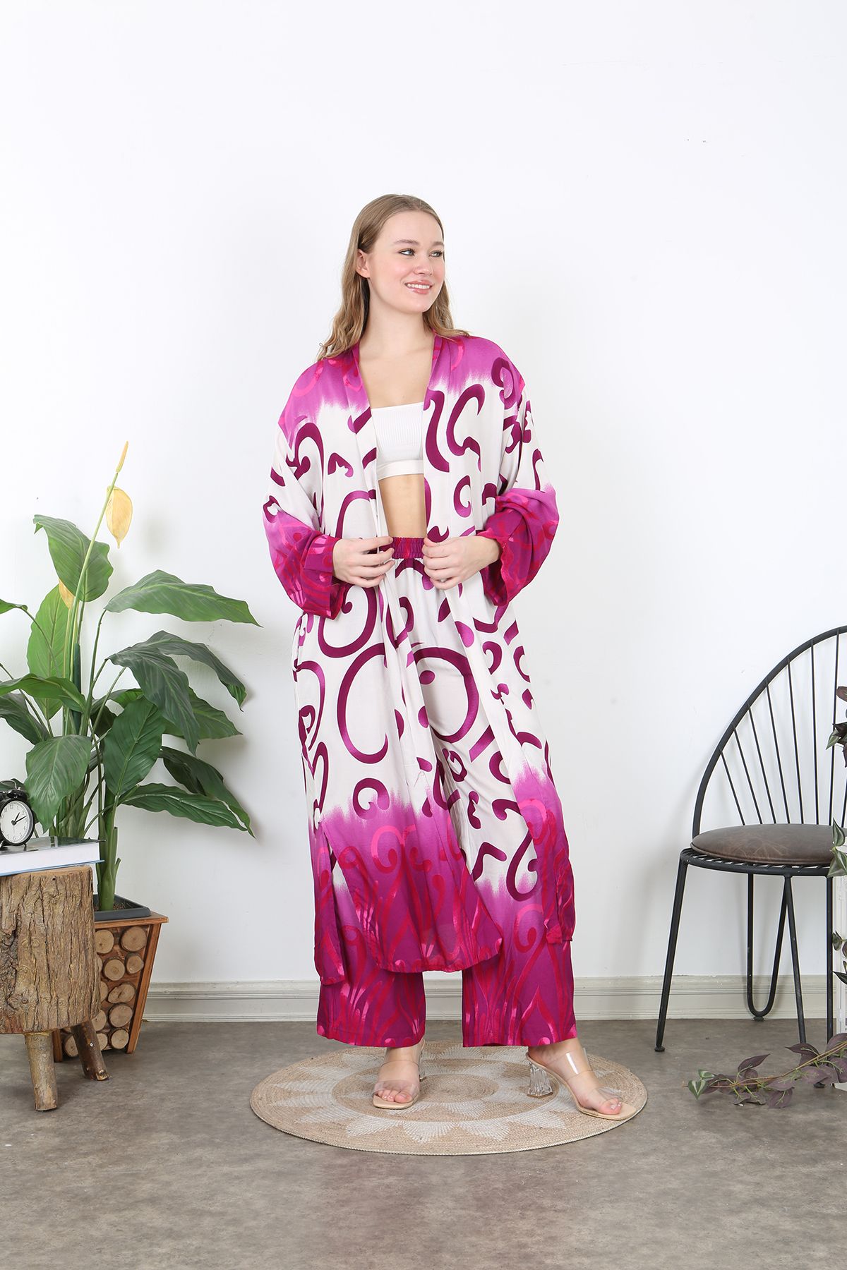 XL Modam Costum De Damă Din Țesut Din Viscoză Femeie - 46–48