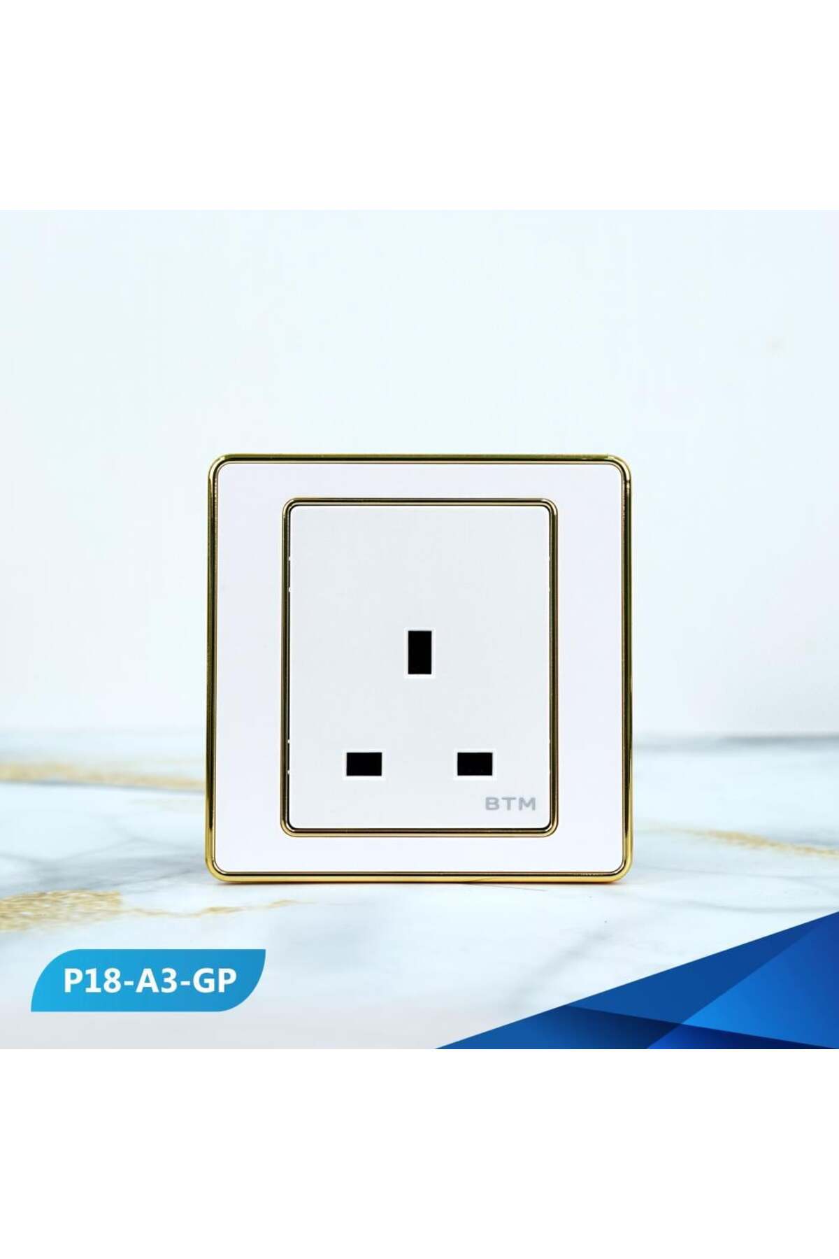 Btm-13 amp socket, pearl gold color -6 pieces 1