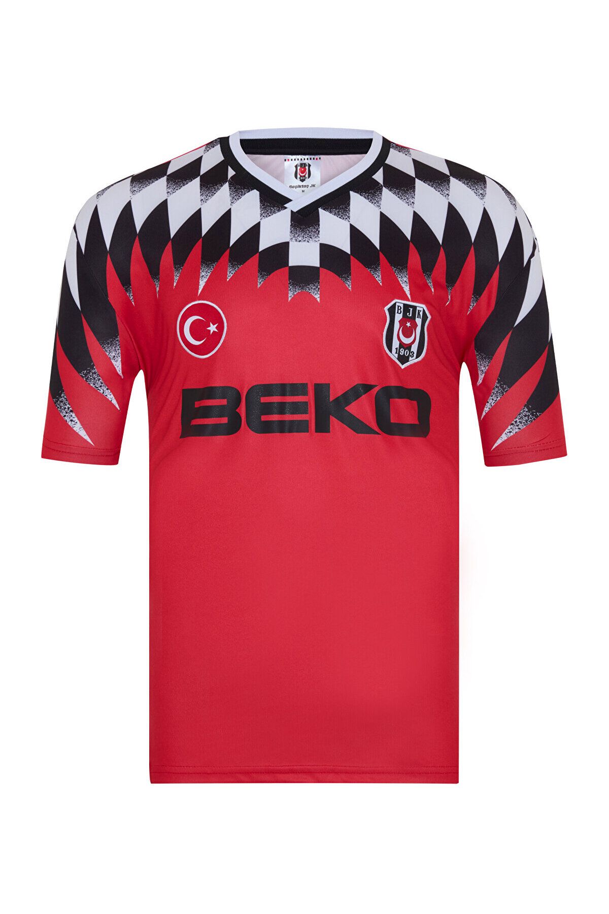 Kartal Yuvası BEŞİKTAŞ RETRO BEKO KISA KOL KIRMIZI FORMA