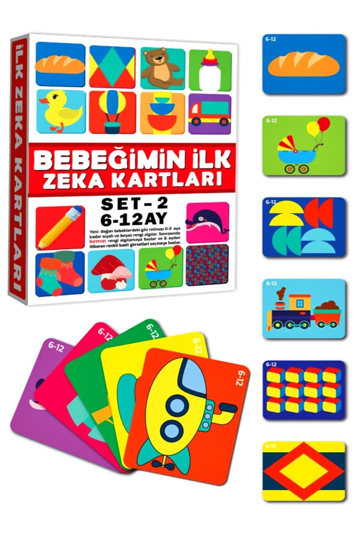 a v d a Diytoy Bebeğimin Ilk Zeka Kartları Set-2 / 6-12 Ay Eğitici Kartlar fotoğrafı 5 (önizleme)