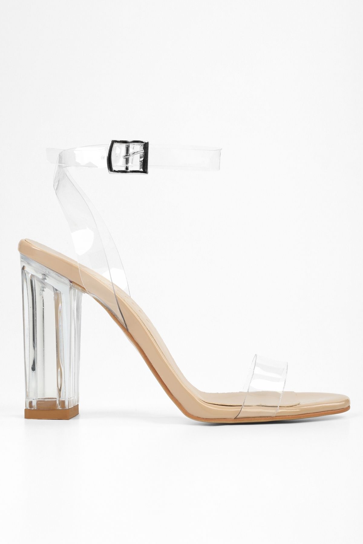 Shoeberry-Damskie buty na przezroczystym obcasie Onante Ten 4
