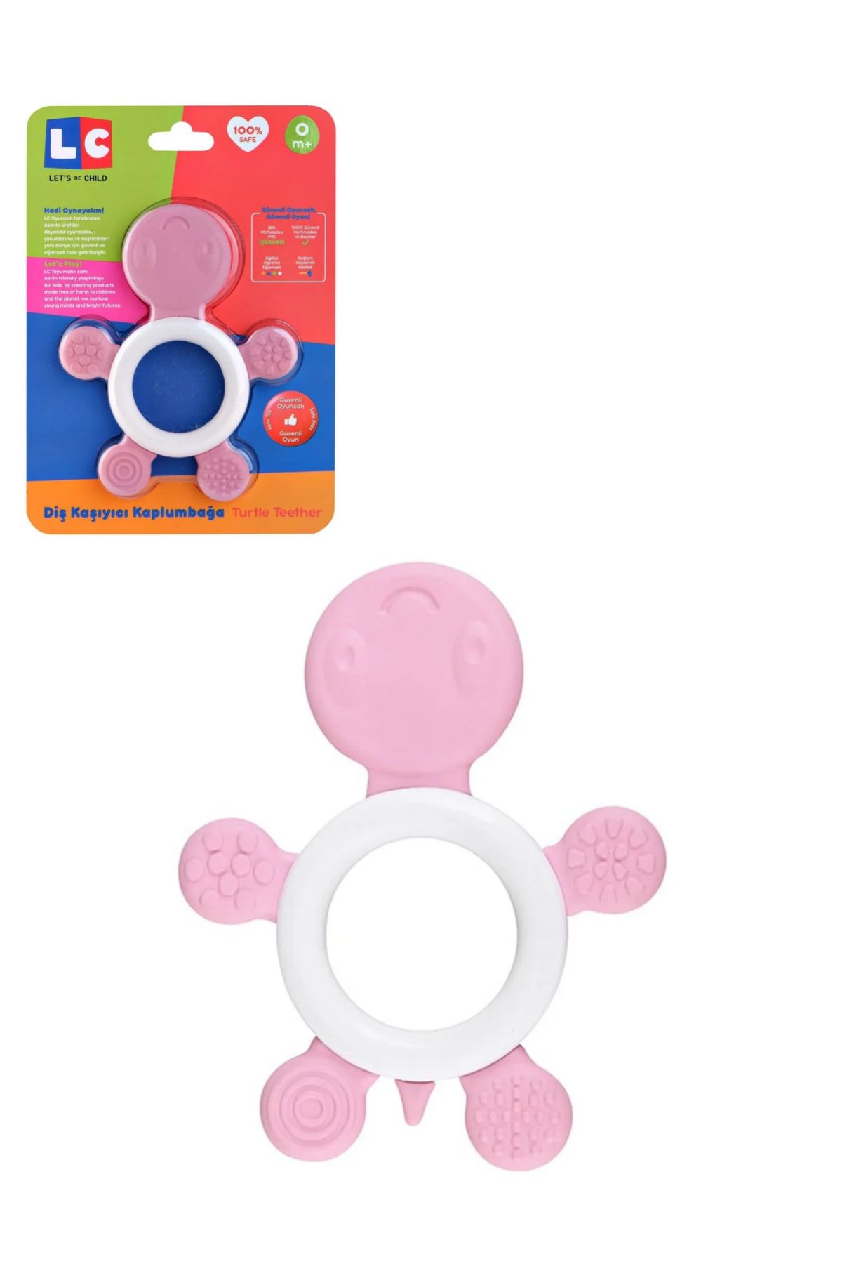 a v d a-Pink Turtle - Teether Bpa Free Mouthguard 2