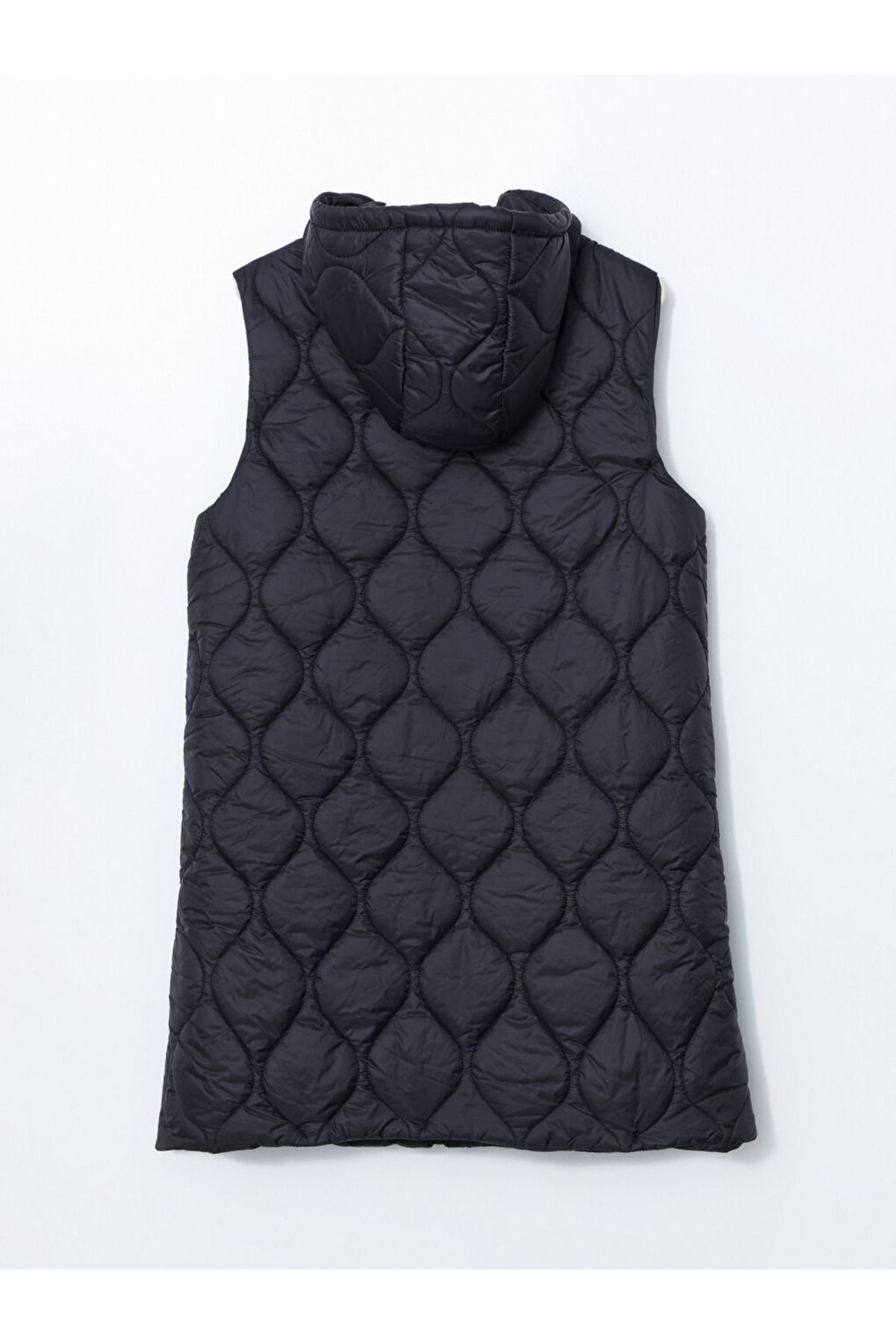 LC Waikiki-Lcwaikiki Women's Inflatable Hooded Quilted Vest 3