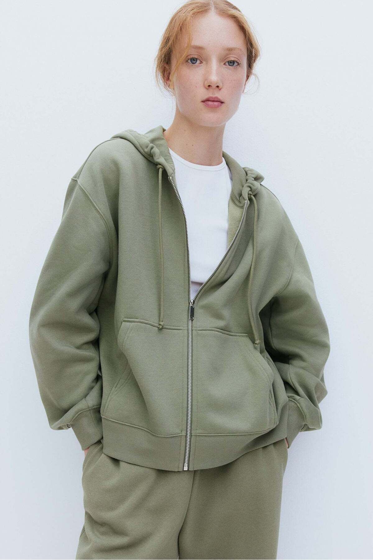 H&M-Zip-through hoodie 5