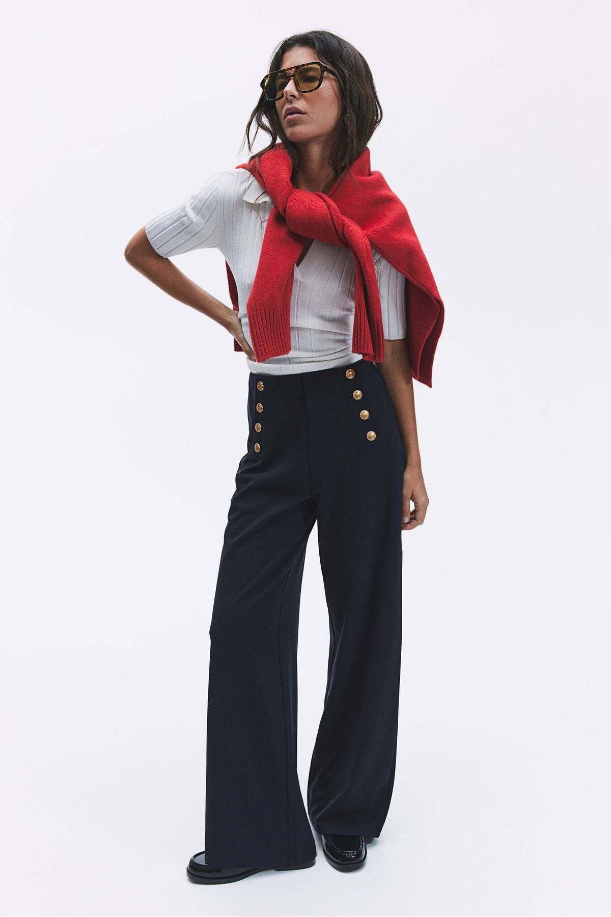 H&M-Button-front trousers 6