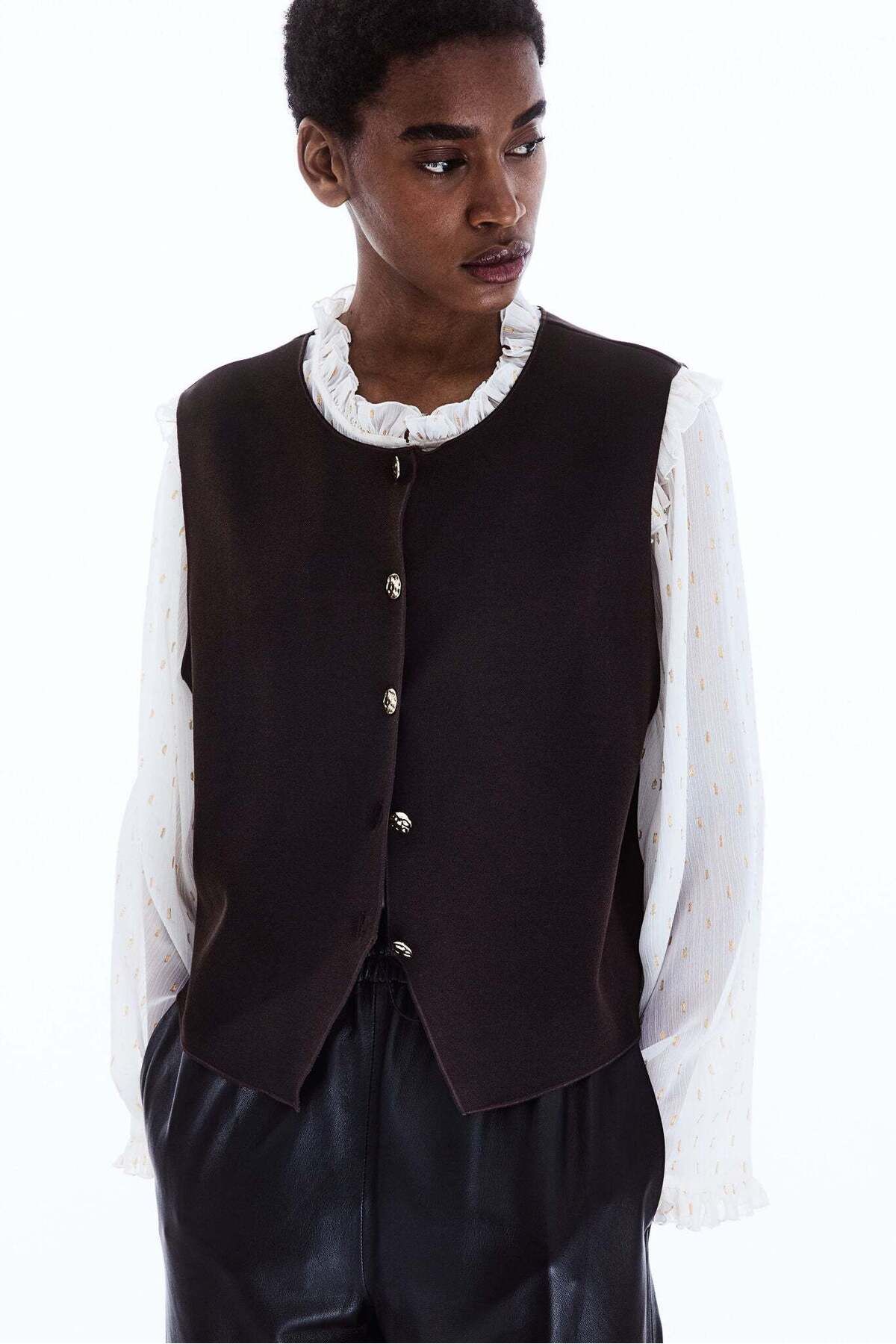 H&M-Jersey waistcoat 4