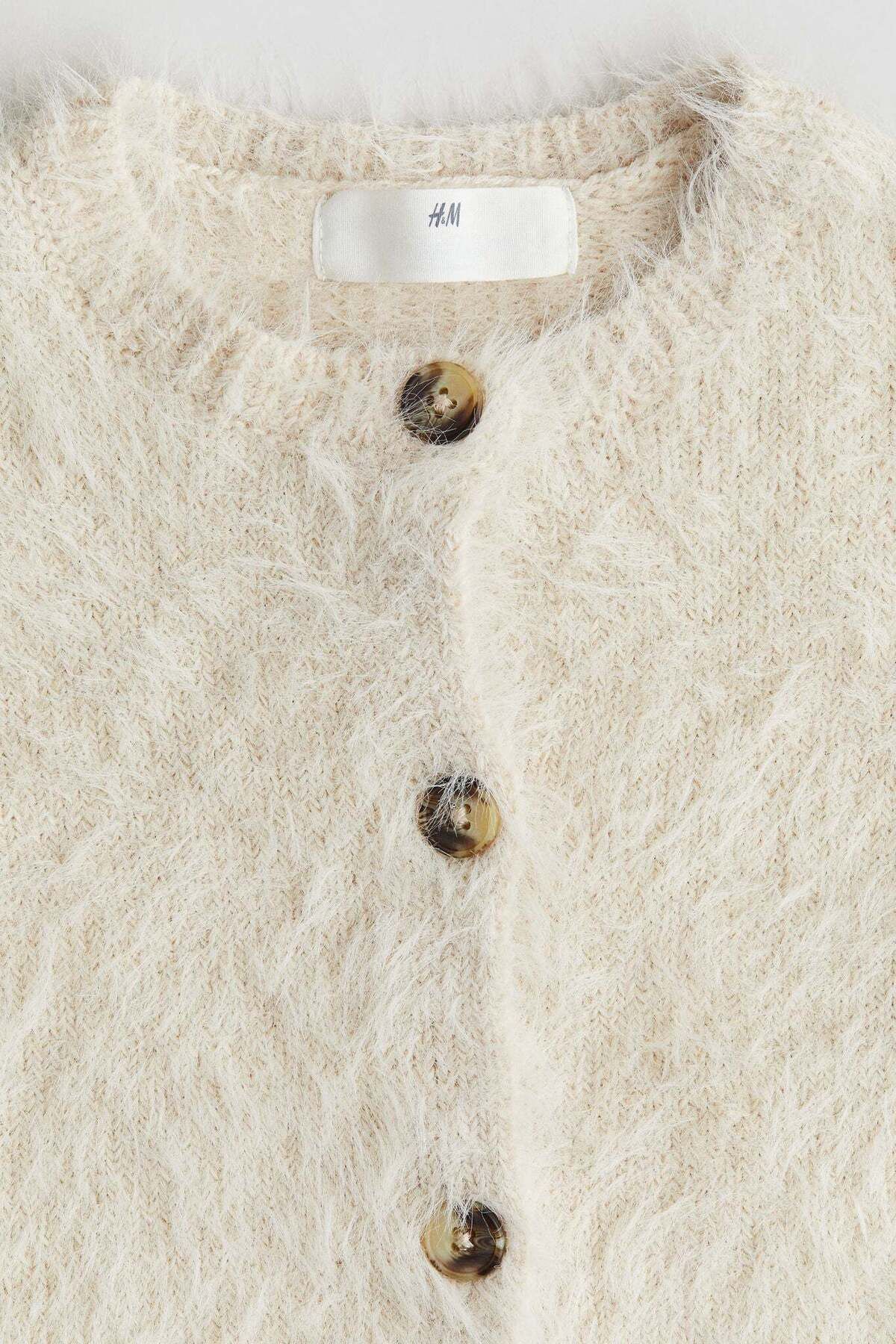 H&M-Fuzzy cardigan 1