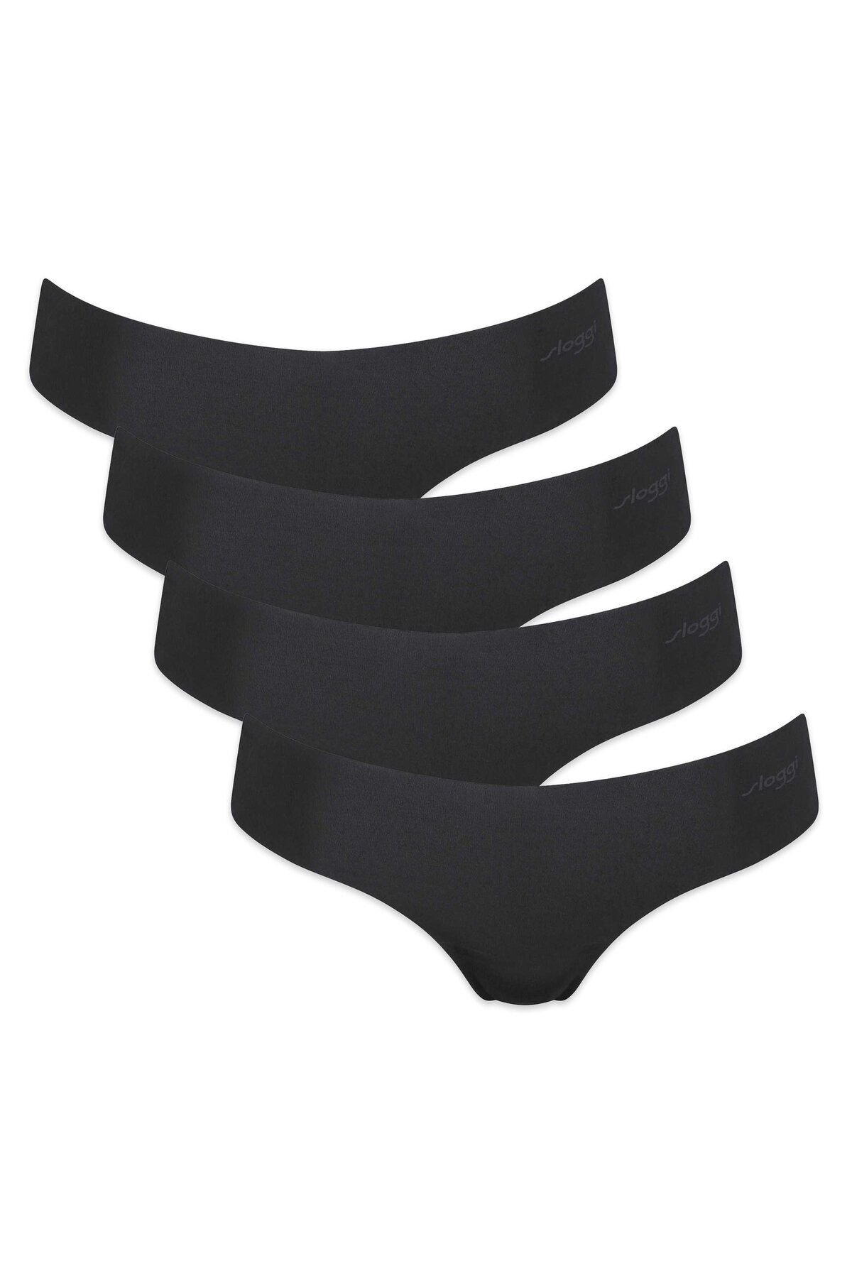 SLOGGI-Damen String, 4er Pack - Zero Microfibre 2.0 Hipstring, Mikrofaser, einfarbig 1