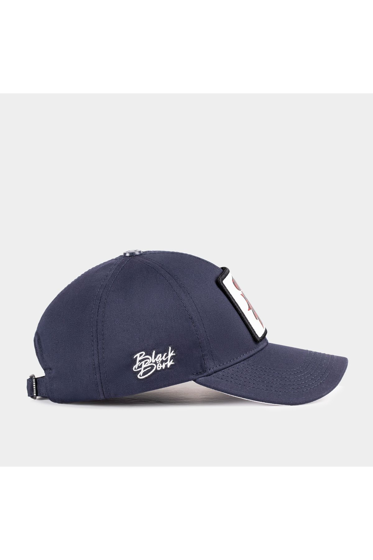 BlackBörk-Pălărie unisex bleumarin - V1 Baseball Six Roosters cu logo-ul codului 1BS 2