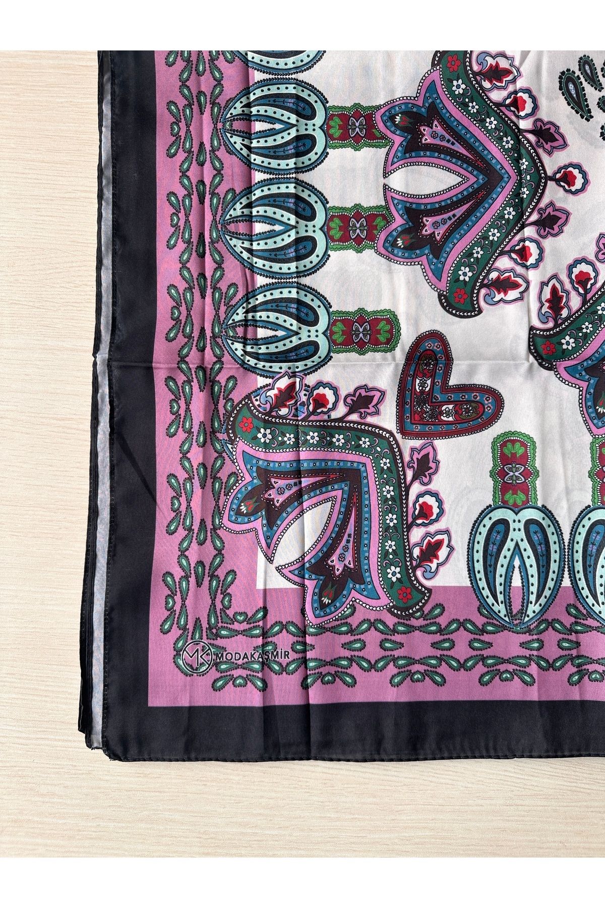 Modakaşmir-Modakaşmiş Soft Ethnic Shawl Pattern 1 Color 11 190X75 3