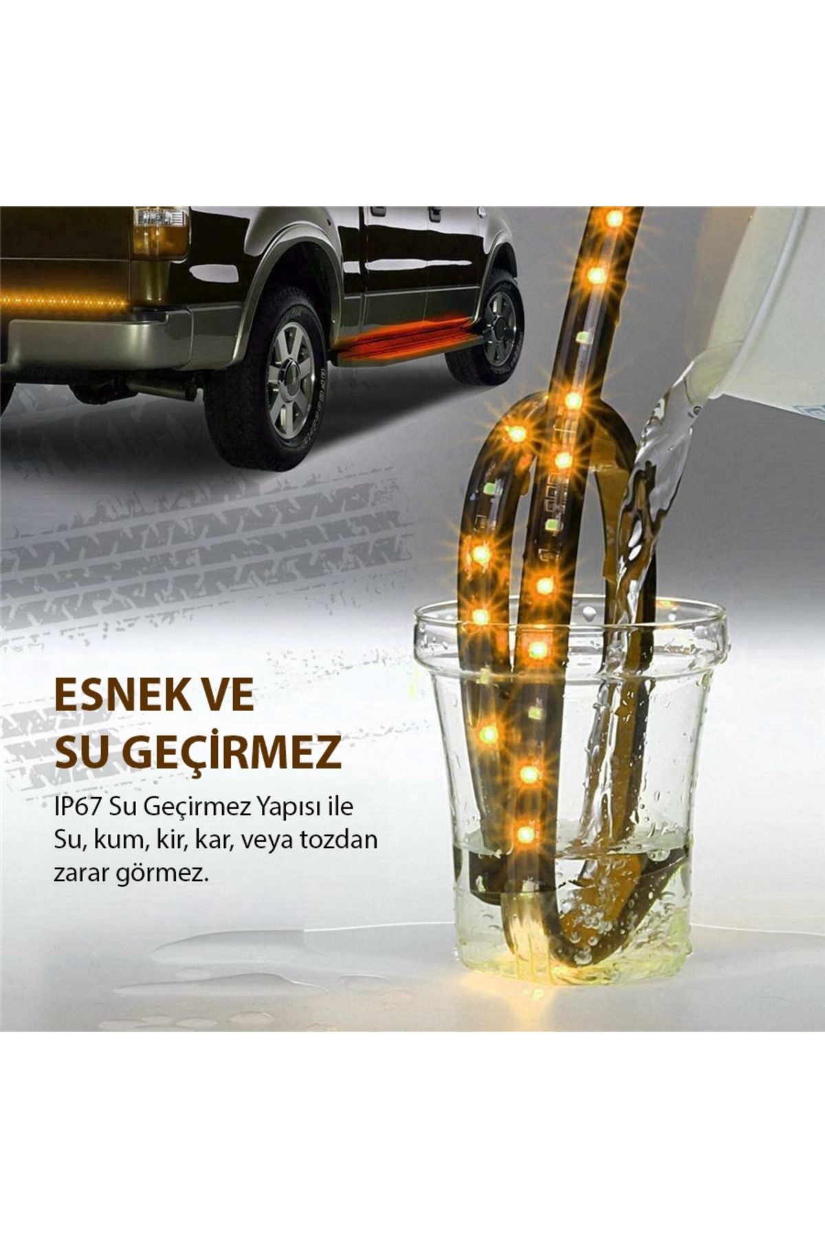 Techmaster-Pick Up Off Road Caravan Suv Side Step LED with DRL Signal 180cm 4