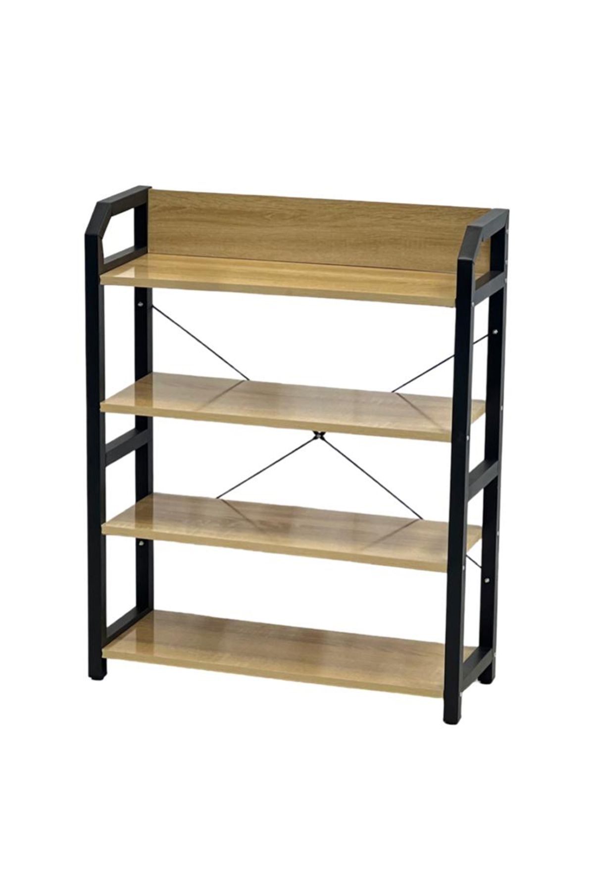 TrentonGCC-Contemporary  Bookshelf - Multi-Tier Display Shelf 80x60x24 cm 1