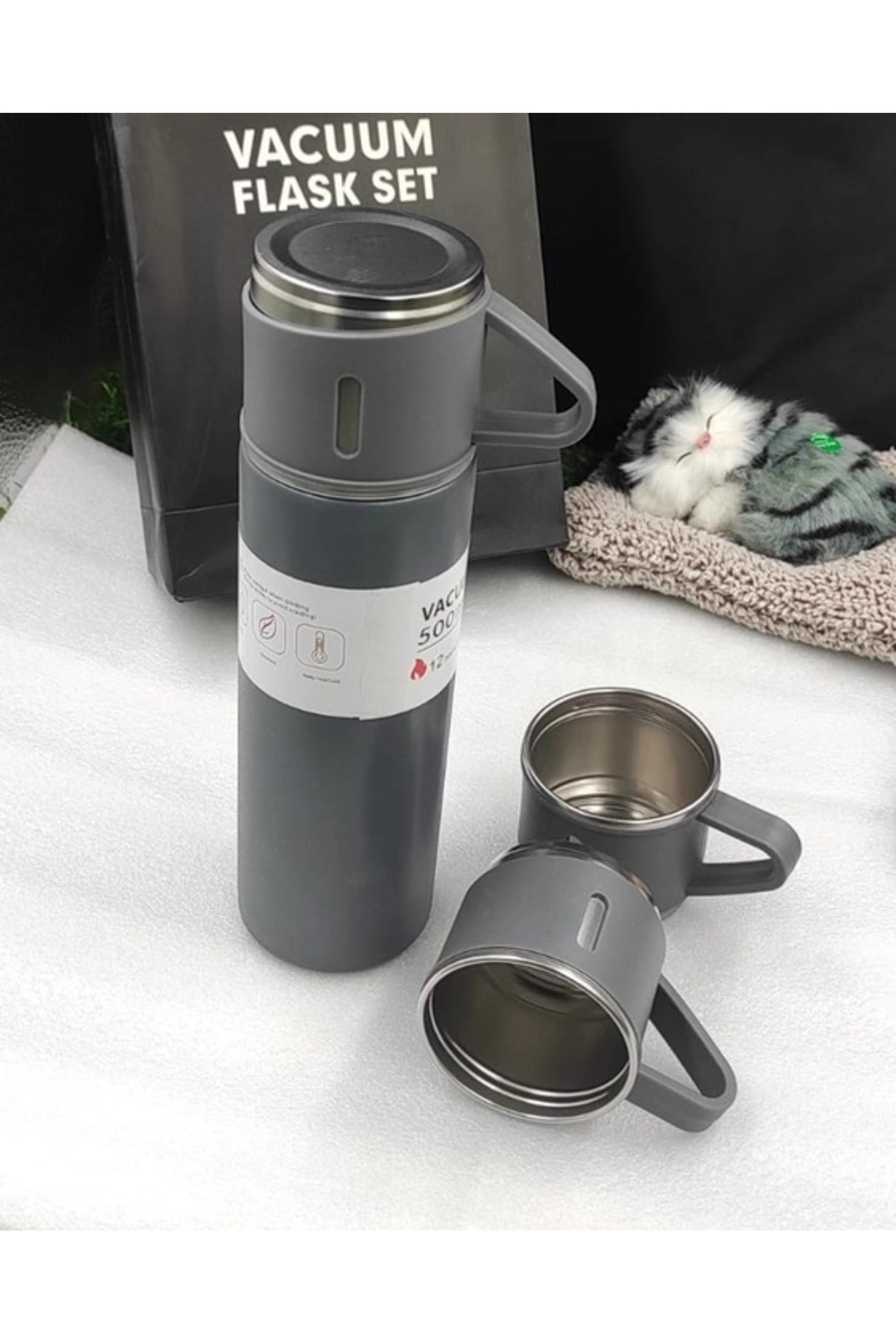 321 ÇELİK TERMOS 500ML 8139 3'LÜ SET