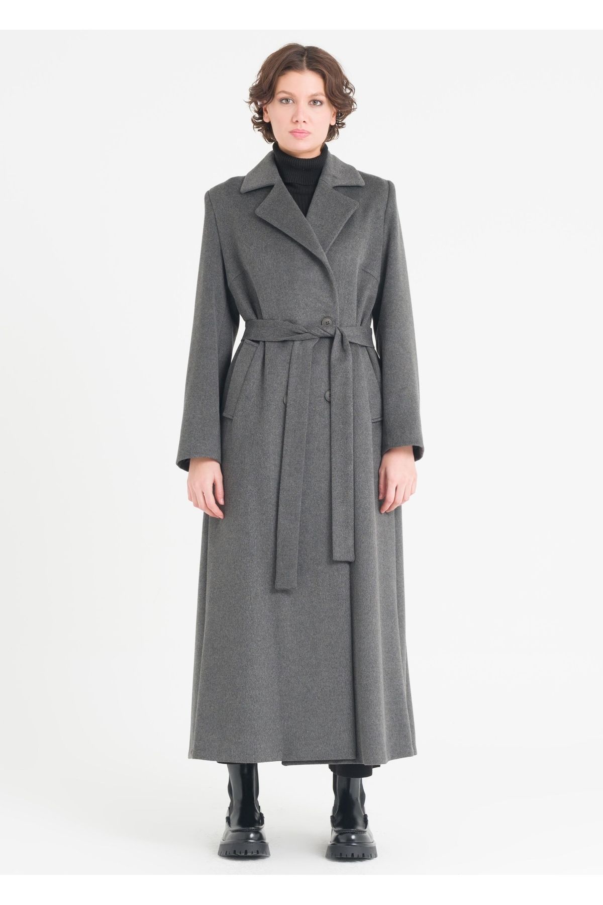 Armağan-Double Breasted Closure Coat 3