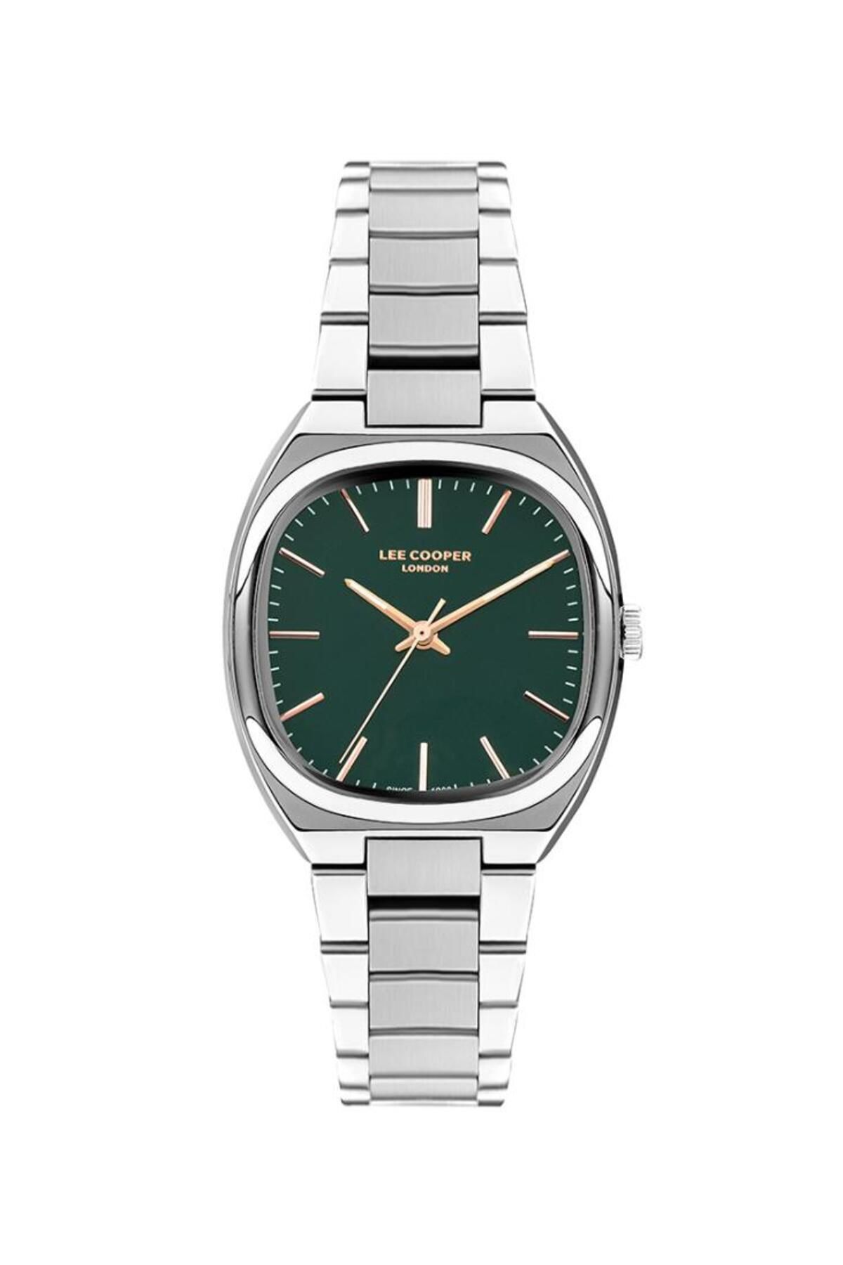 Lee Cooper-LC07939 كم نسائي بتصميم ريترو مربع الشكل مقاوم للماء 3 ATM مع خيارات ألوان مختلفة 4