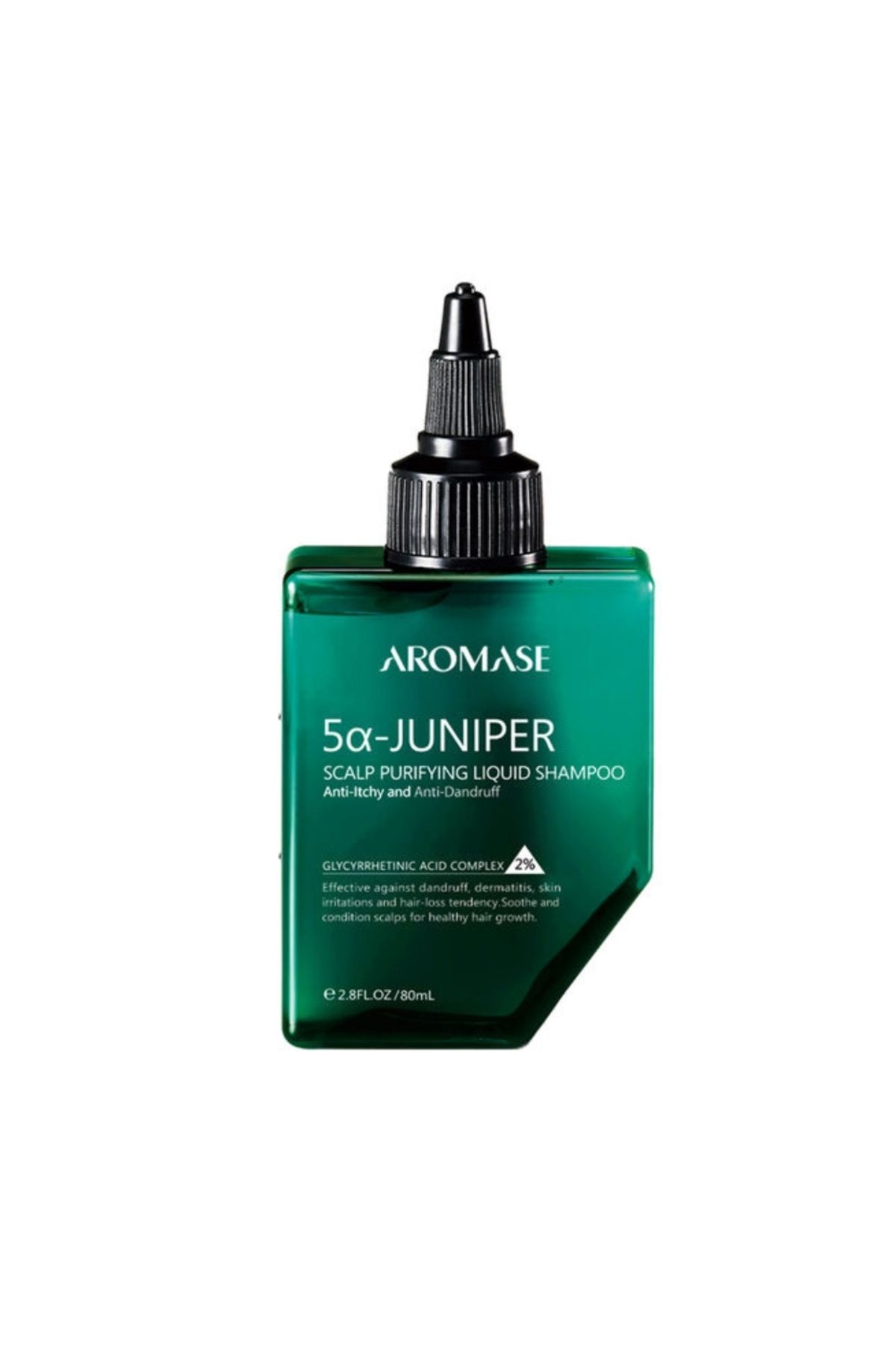 AROMASE Sampon Lichid Purificator Pentru Scalp 5α Juniper, 80 Ml - Sampon De Curatare Femeie - One Size