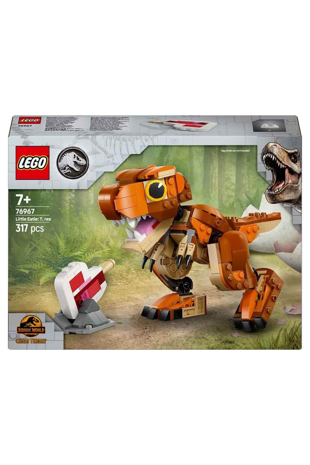 LEGO-Jurassic World Little Eatie: T. Rex 76967 - with Dinosaurs for Children 7 Years Old and up 3