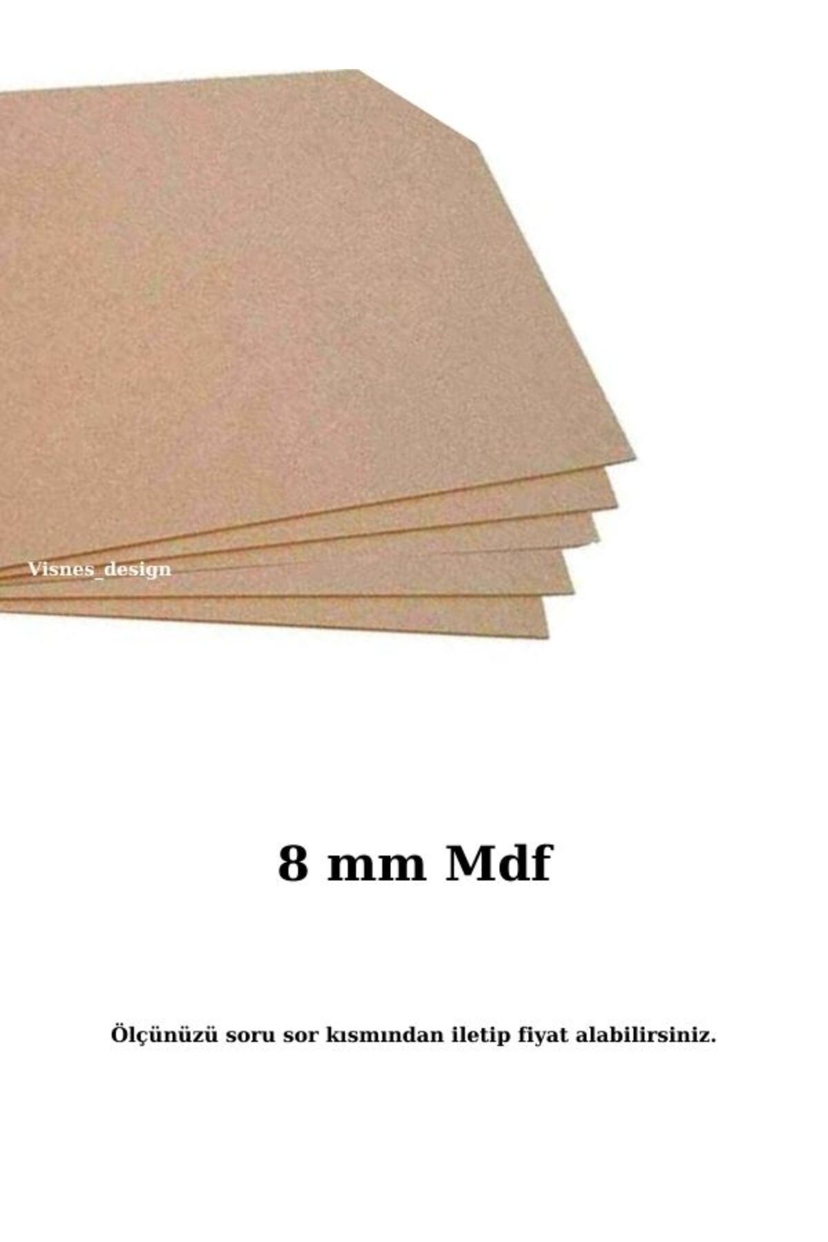 VISNES Özel Ölçü Mdf Baza Yatak Beşik Altlığı 8 Mm Mdf Plaka Levha