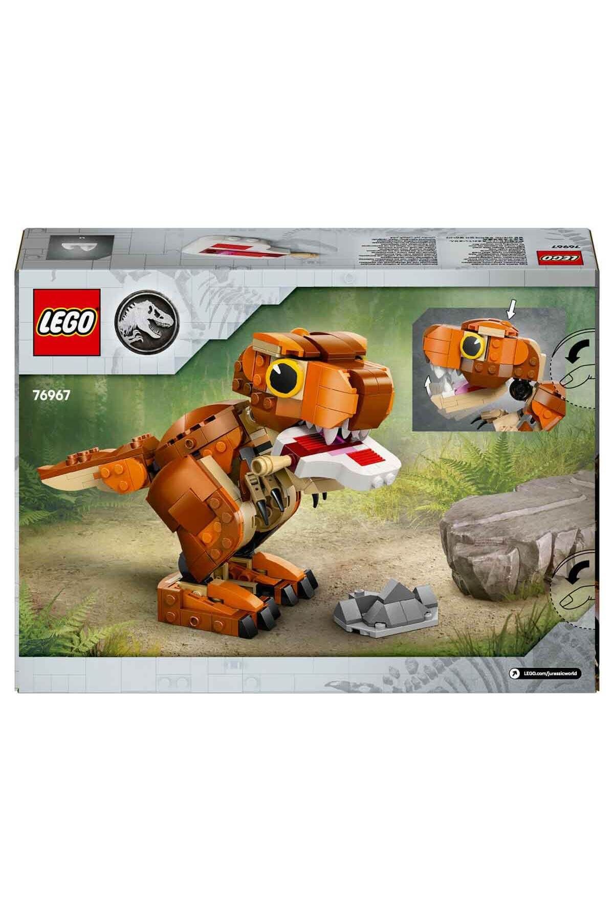 LEGO-Jurassic World Little Eatie: T. Rex 76967 - with Dinosaurs for Children 7 Years Old and up 4