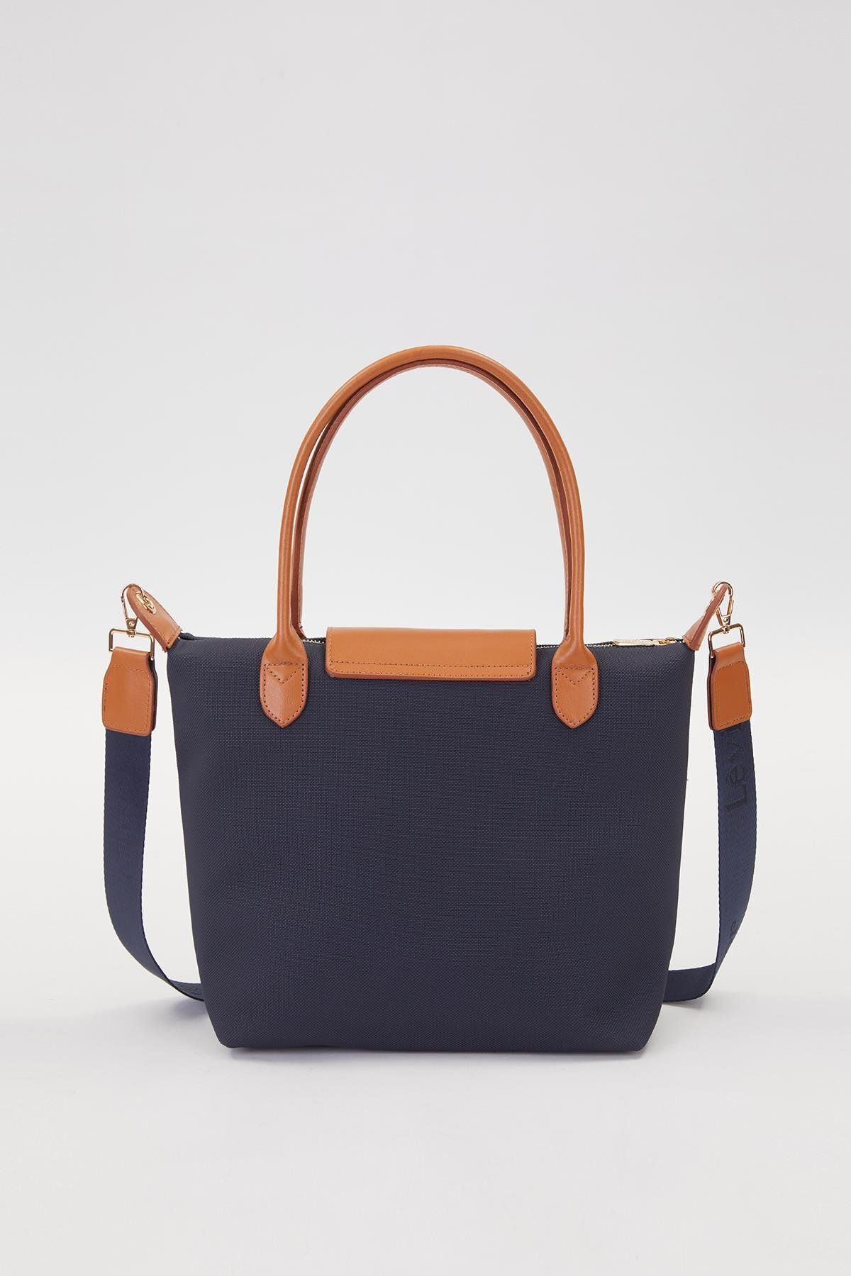 Levidor-Navy Blue Trend Strap Handbag 5