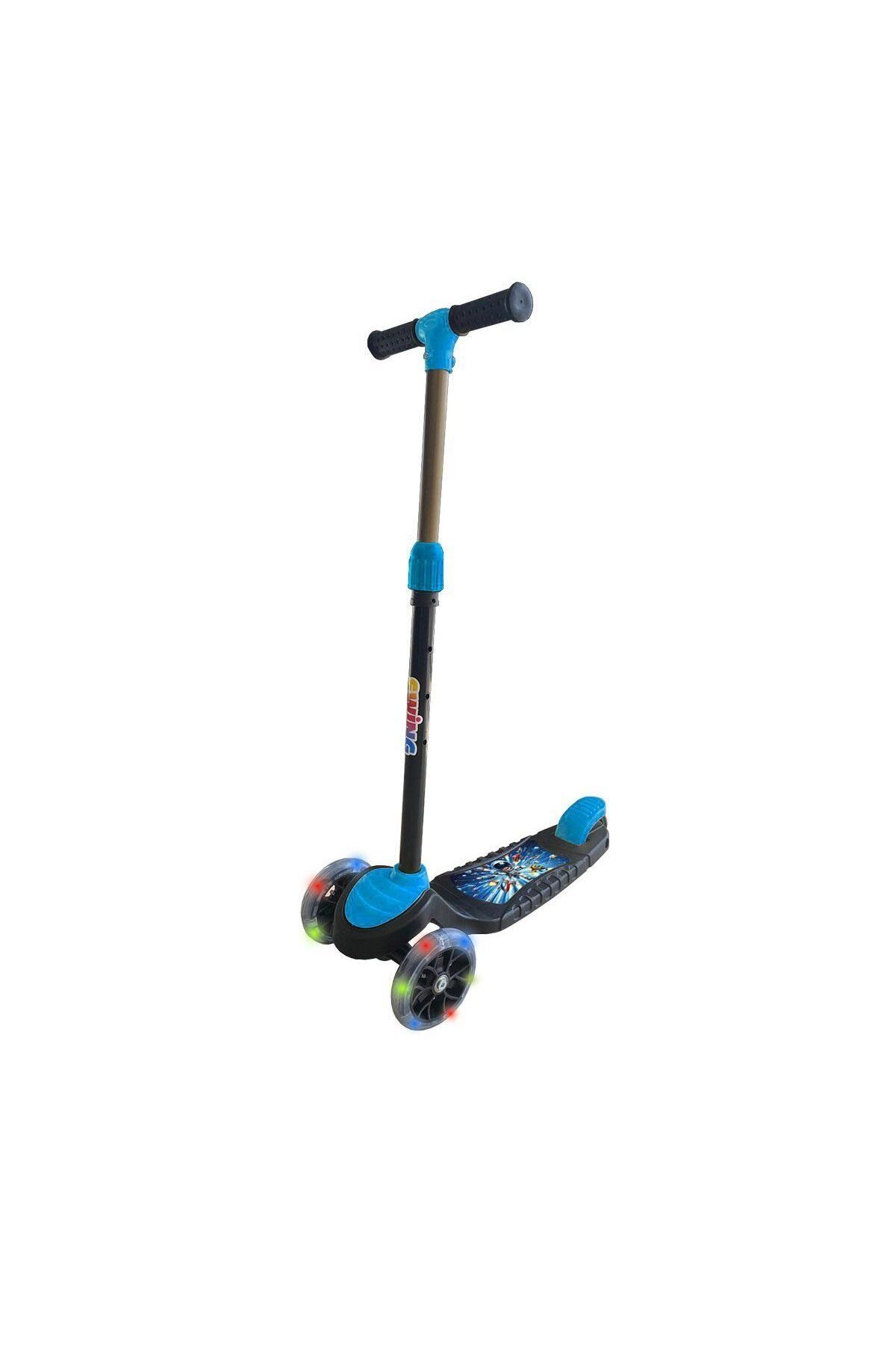 Çekirdek Zeka Swing Işıklı Scooter Mavi -Kolat