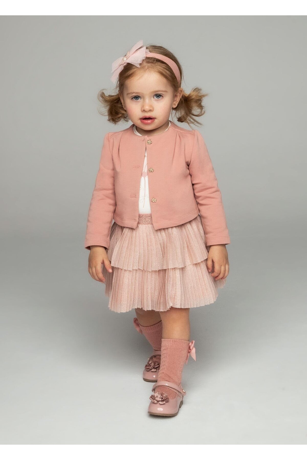 Mayoral Kız Bebek Tül Etekli Takım fotoğrafı 3 (önizleme)