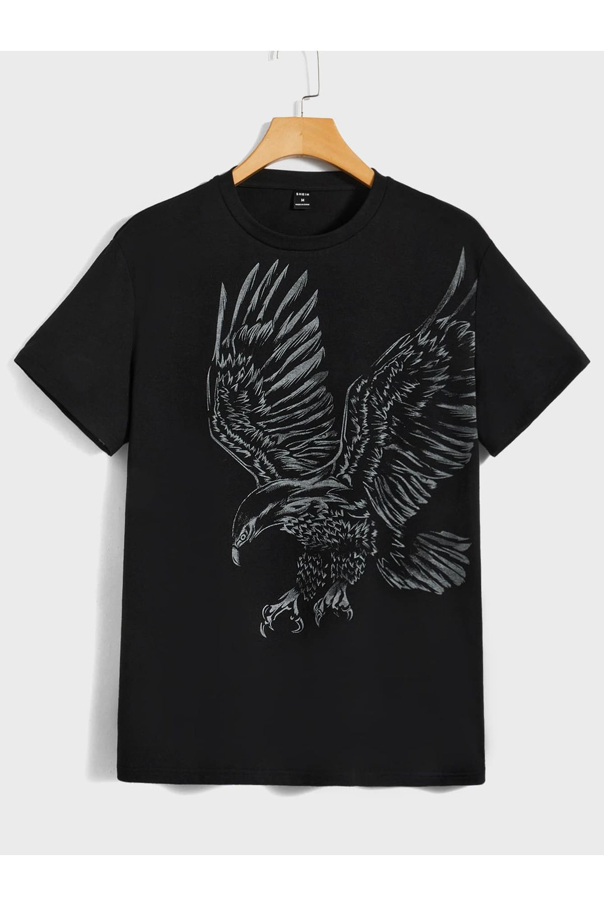 Ramer Unisex Kartal Baskılı Tshirt
