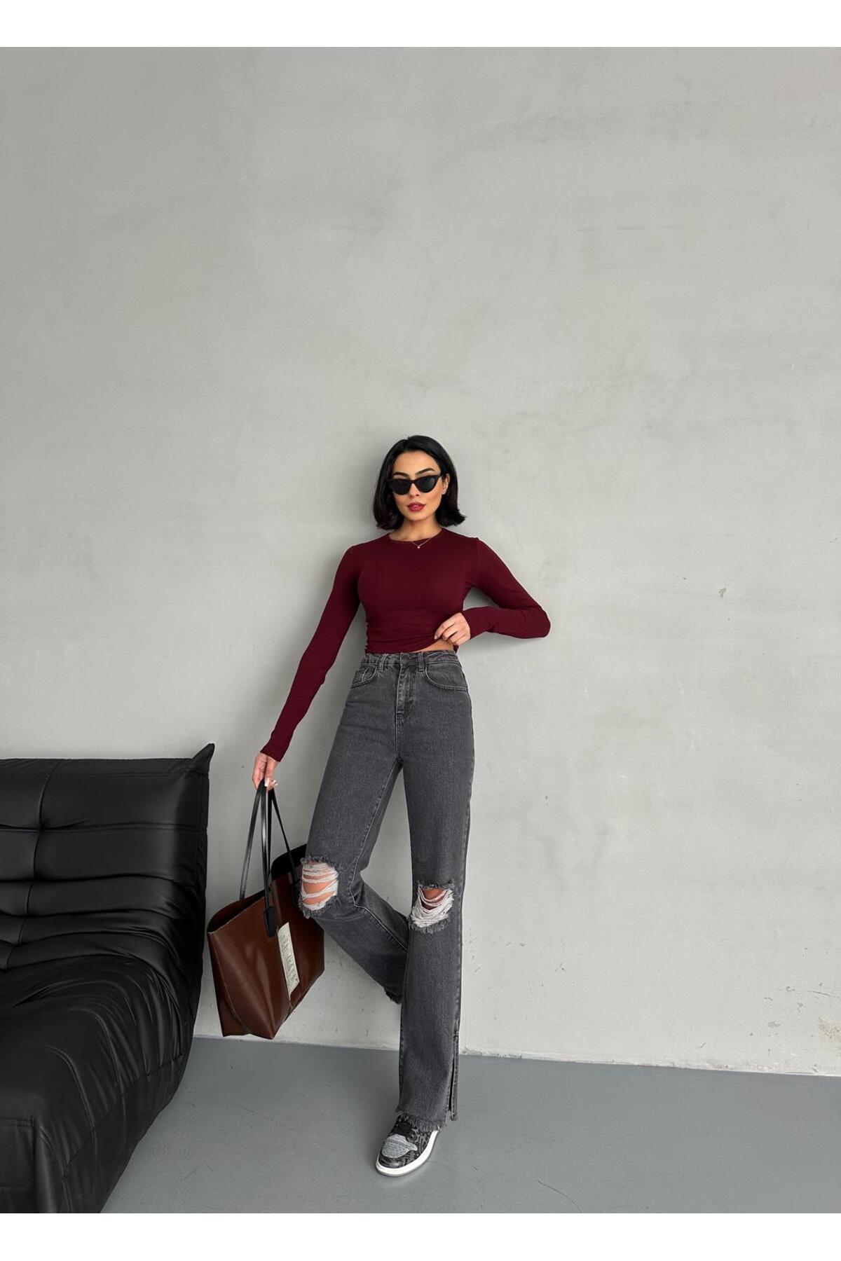 Zeo Basic-Laser Smoked Washed Pipe Jeans 3