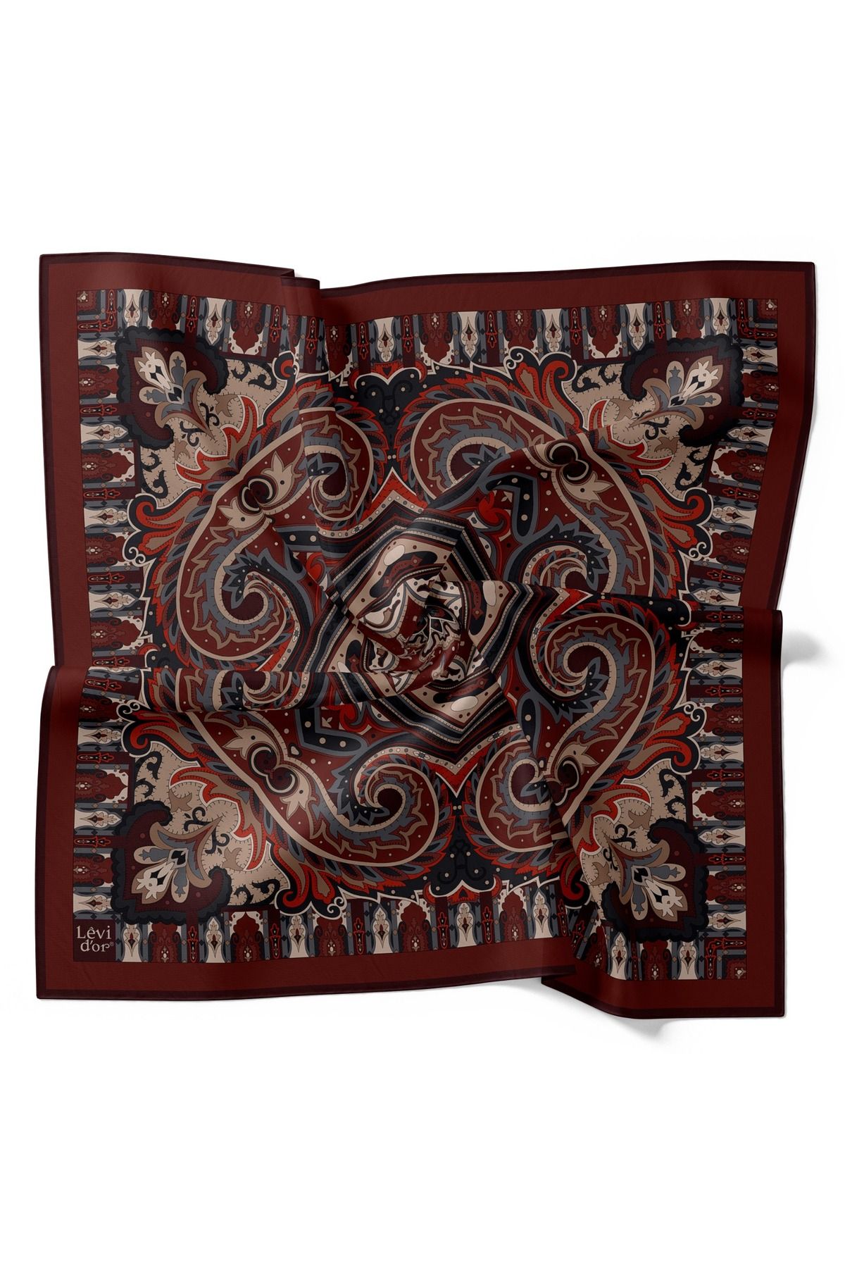 Levidor-Casual Scarf Ethnic Etro Retro Pattern Cotton Comfortable Scarf 1