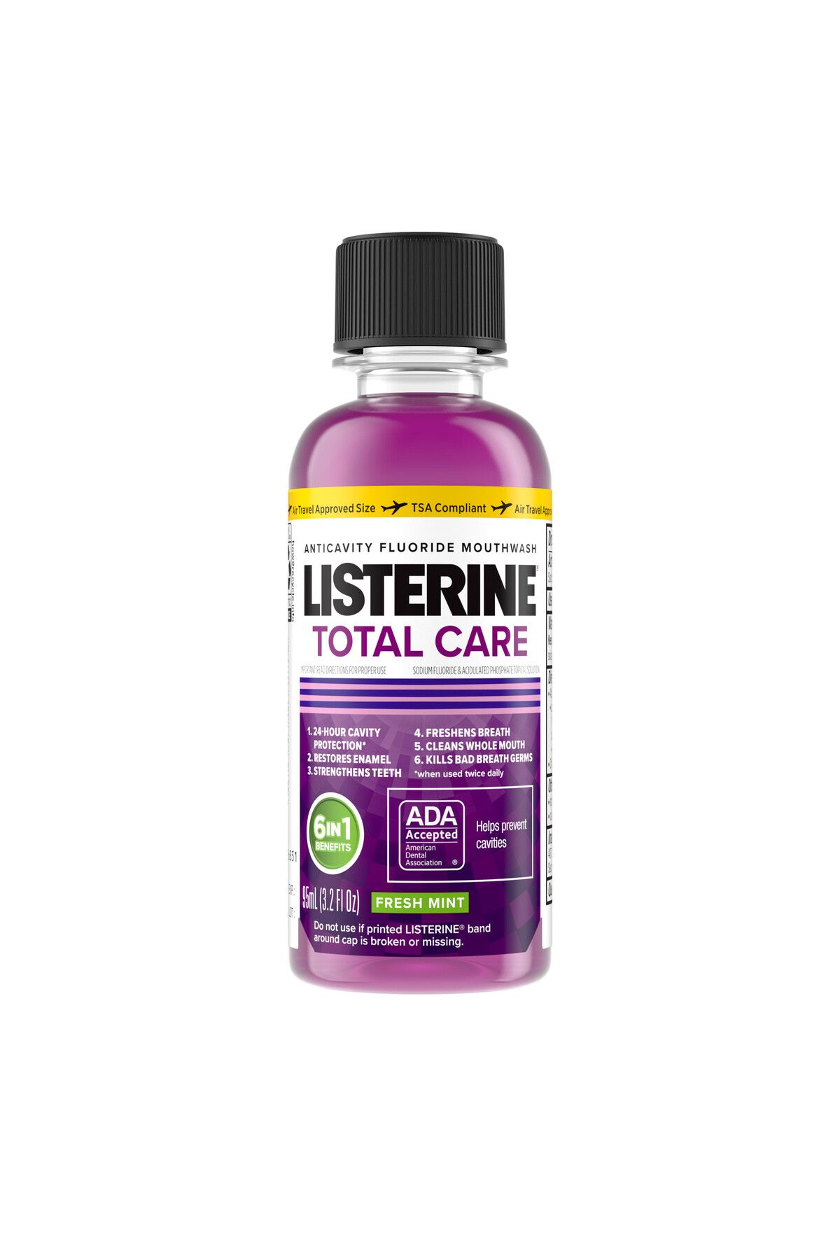 Listerine Gargara Listerine Total Care Çürük Önleyici Florürlü Gargara 95 ml