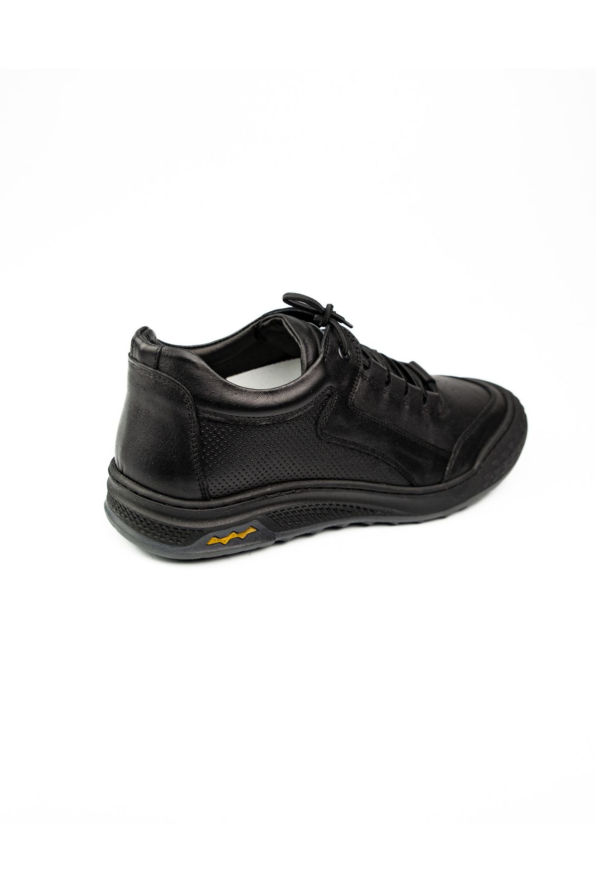 Nobel-4029 Black Skin Leather Men's Casual Shoes 4