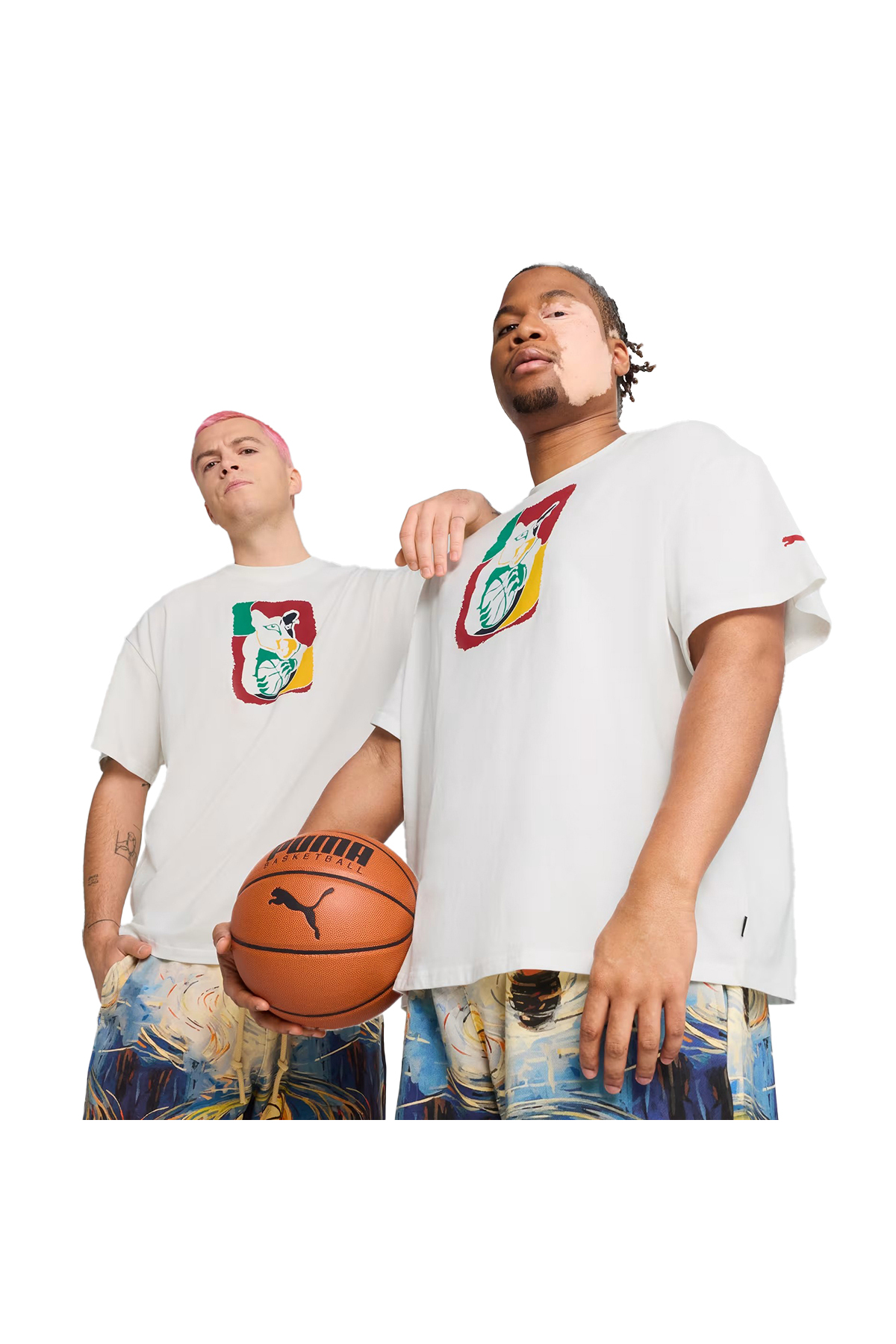 Buffer DyDo Blend Tシャツ size 4 Puma Dylan Exhibit IV Erkek Beyaz Basketbol T-Shirt 63067301