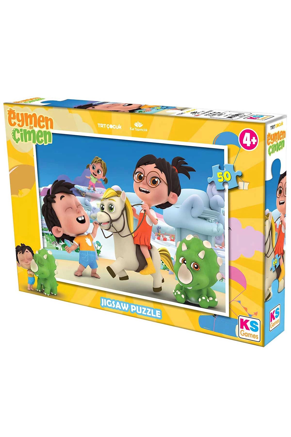 misan KS Games Eymen Ile Çimen 50 Parça Puzzle