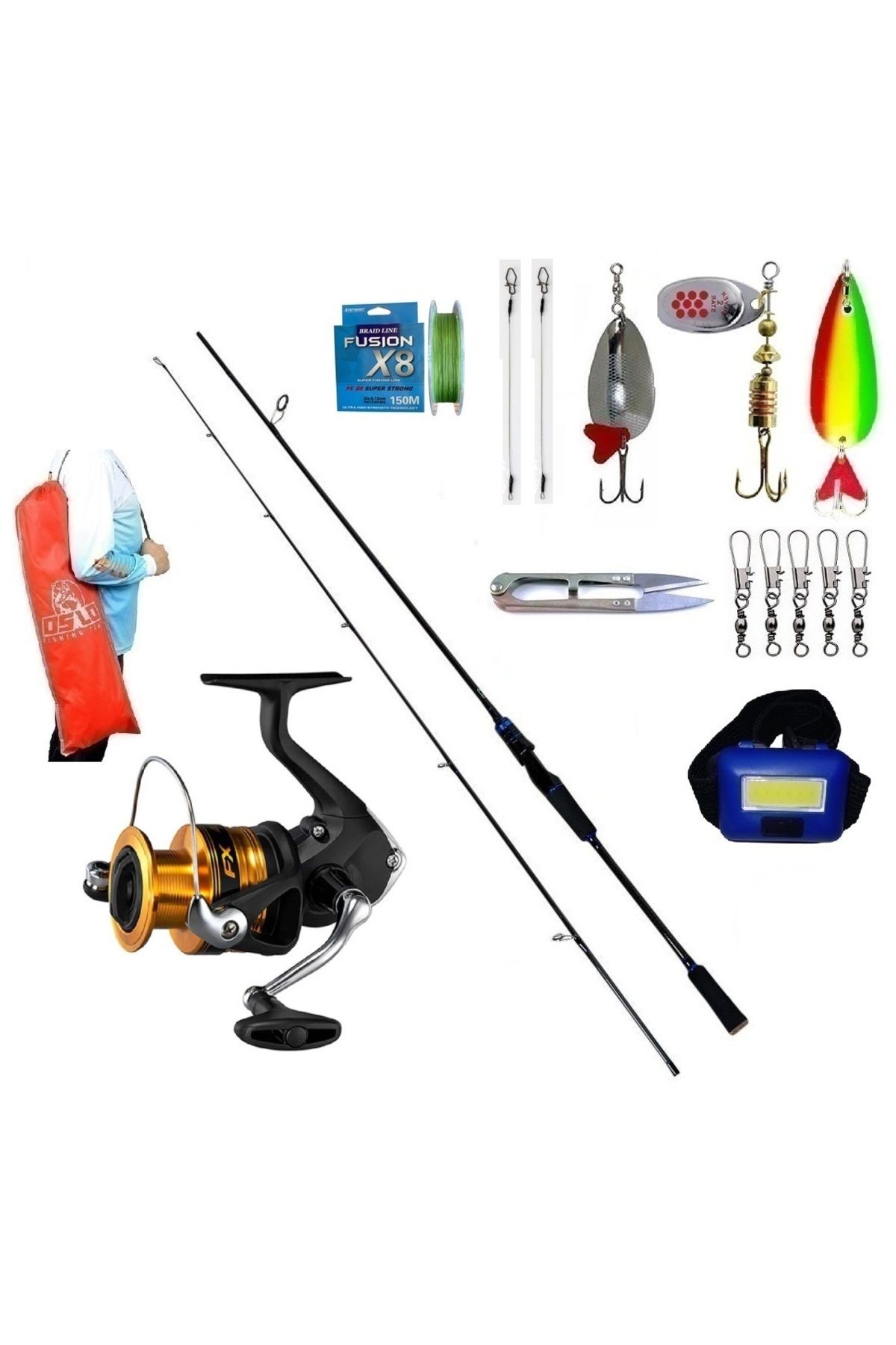 ست چوب ماهیگیری OSLO 7 40GR PIKE SPIN SET shimano