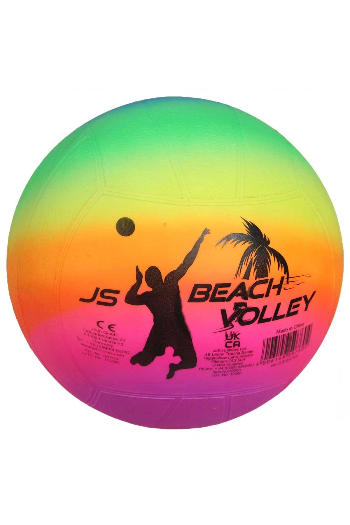 misan JS Beach Volley Gökkuşağı PVC Top 20 cm