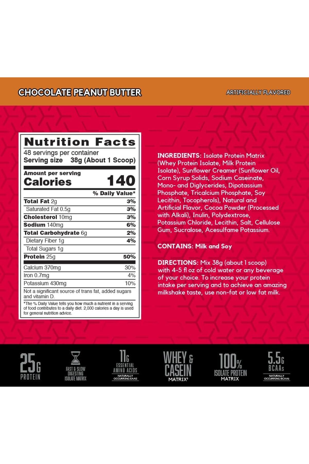 BSN-Syntha 6 Isolate, Chocolate Peanut Butter, 4 LB 3