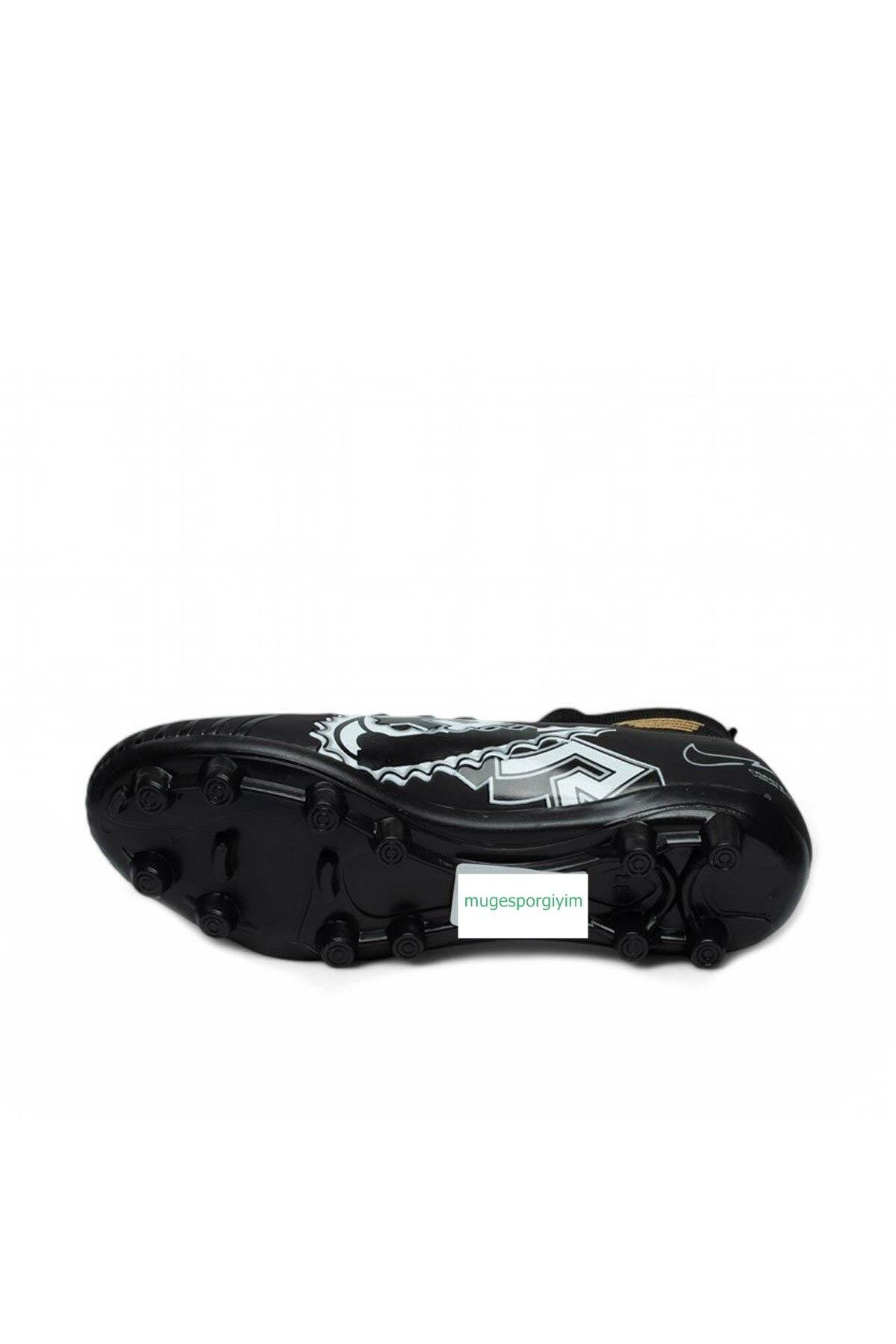 Twingo-Black Silver Men's Football Cleats Football Shoes 4
