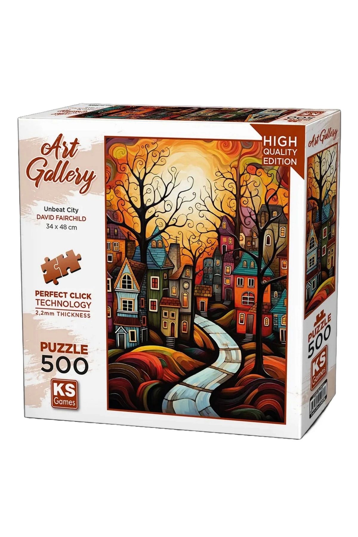misan KS Games Houses Puzzle 500 Parça 20076