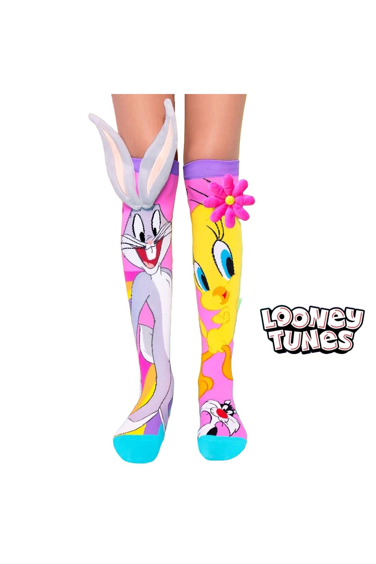 misan Tweety & Bugs Bunny Çorap 3 - 5 Yaş