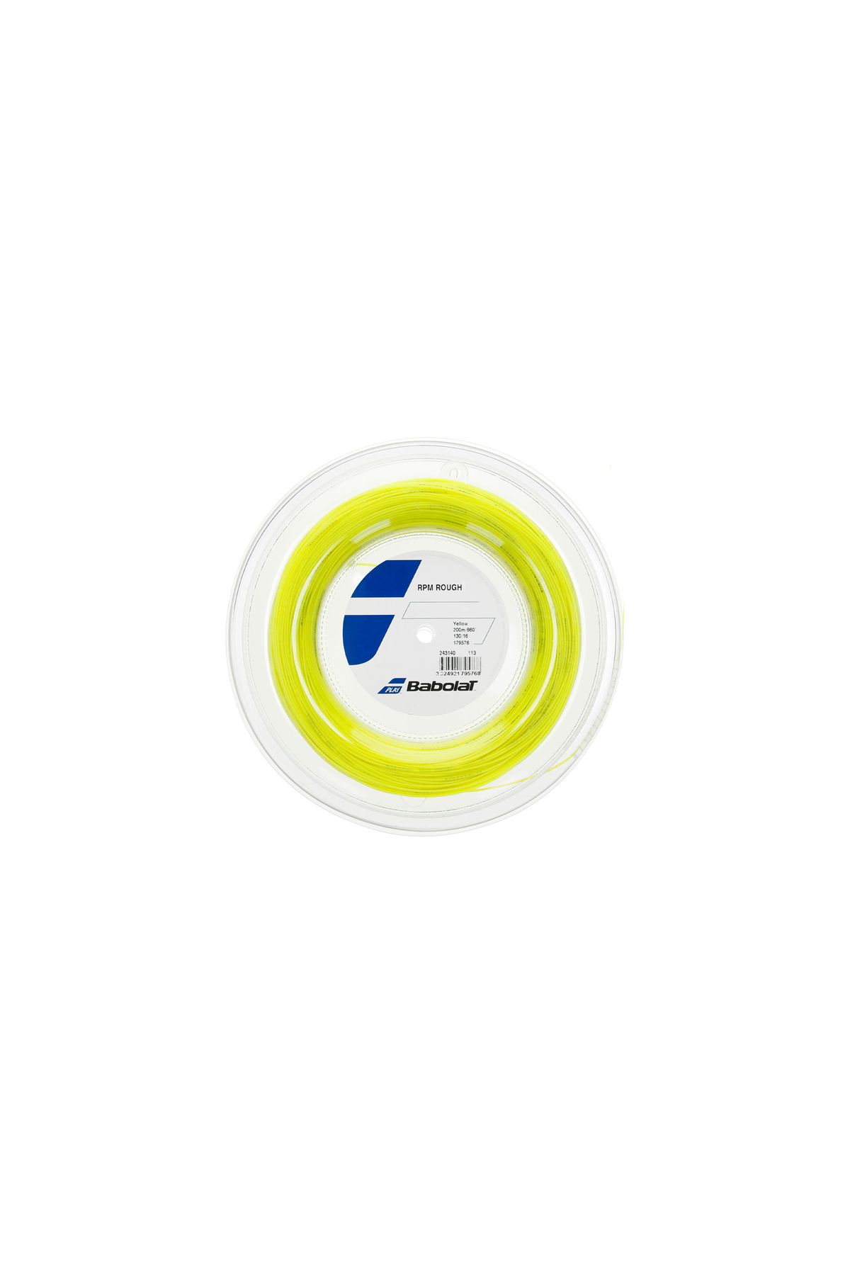 ست تنیس زرد RPM Rough 200 متر بسته بندی BABOLAT