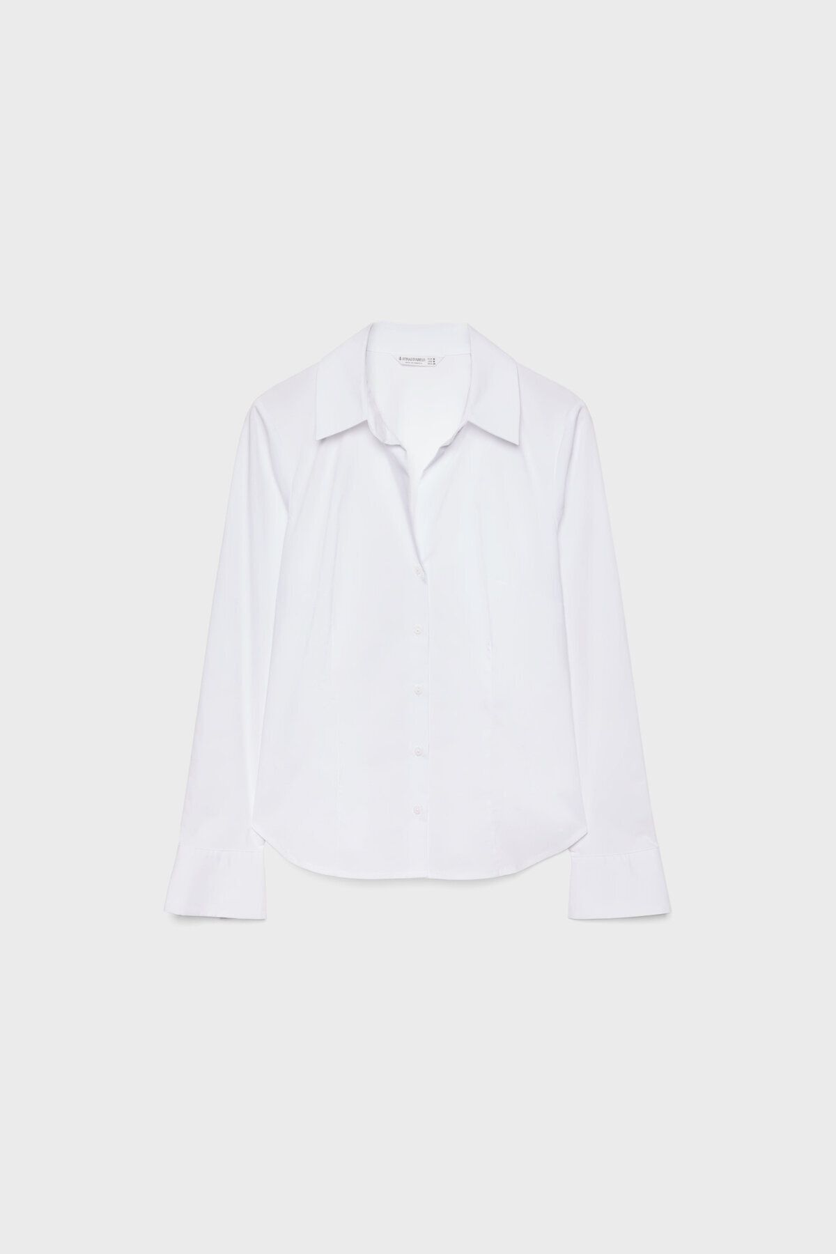 Stradivarius-Body-Fitting Basic Shirt 5
