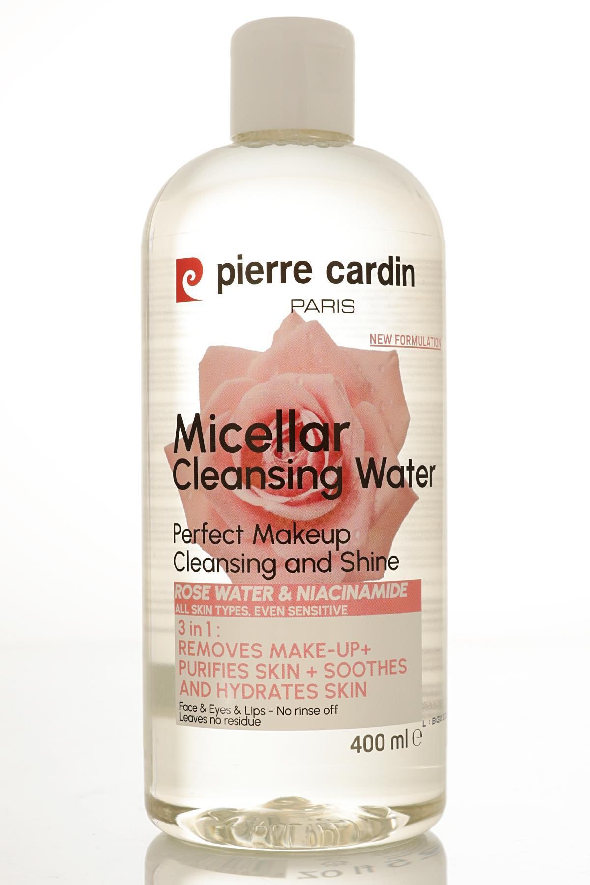 Pierre Cardin-Micellar Cleansing Water with Rose Water and Niacinamide - Makeup 1