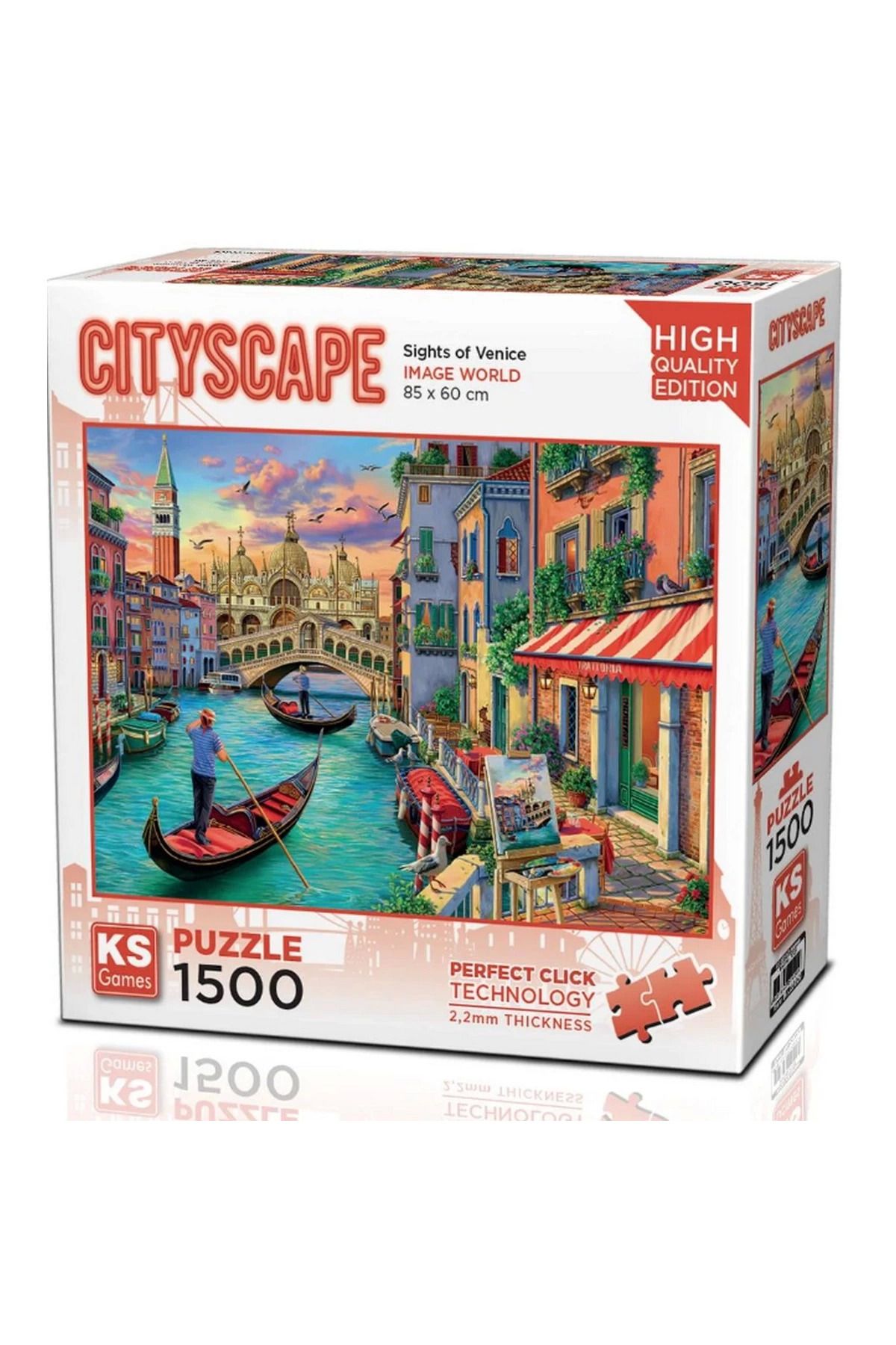 misan KS Games Sights of Venice Puzzle 1500 Parça 22029