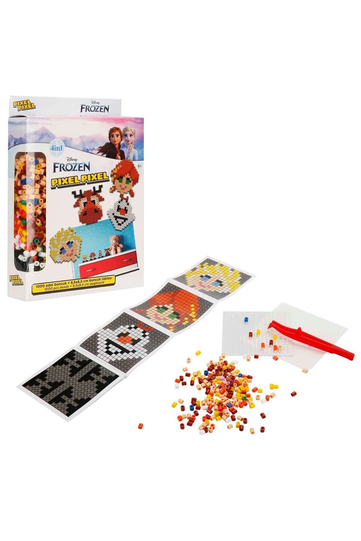 misan 4in1 Disney Frozen Pixel Pixel Boncuk Aktivite ve Oyuncak Seti