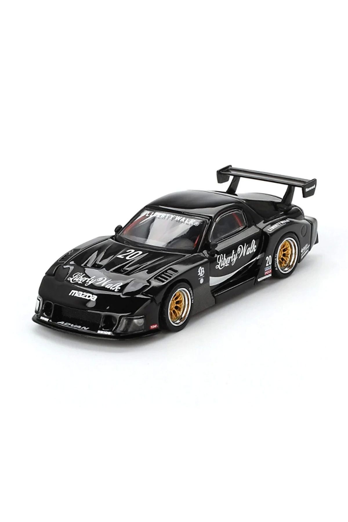 misan Mini GT 1/64 MAZDA RX-7 LB-Super Silhouette Liberty Walk Black Blister Paket