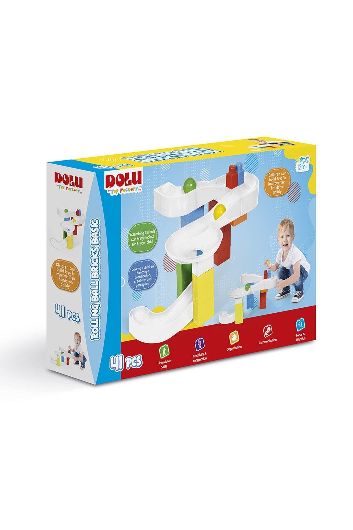 misan 5162 Eğitici Top Yuvarlama Blokları -Dolu Oyuncak