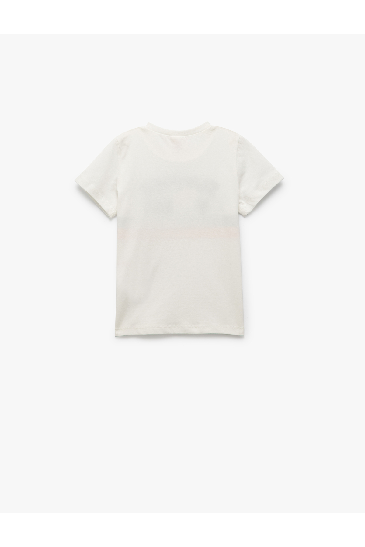Koton Pamuklu Nakış Detaylı Bisiklet Yaka Kısa Kollu Tişört fotoğrafı 2 (önizleme)