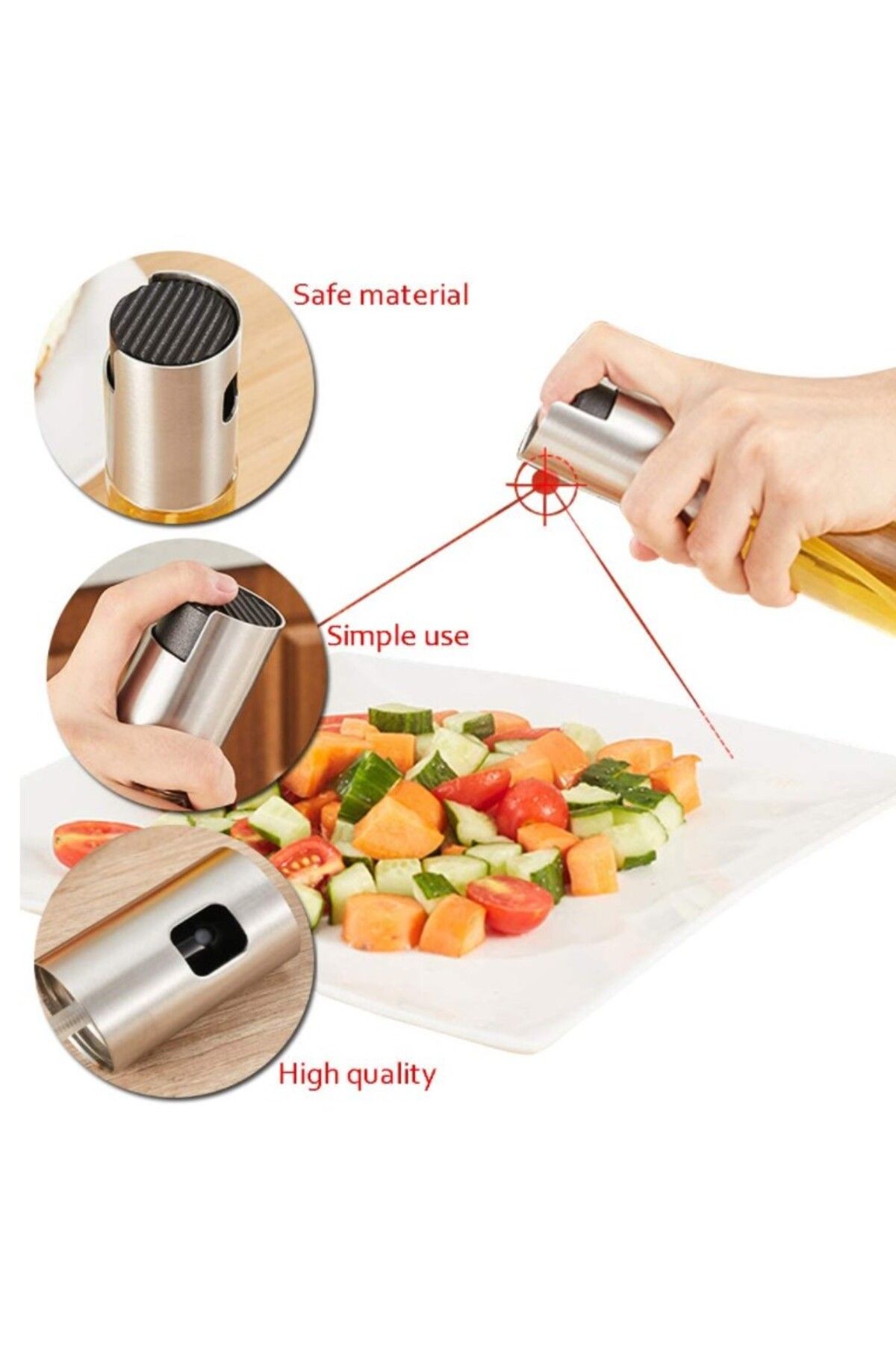 CMT-100 ml Multi-Purpose Glass Bottle with Spray 3