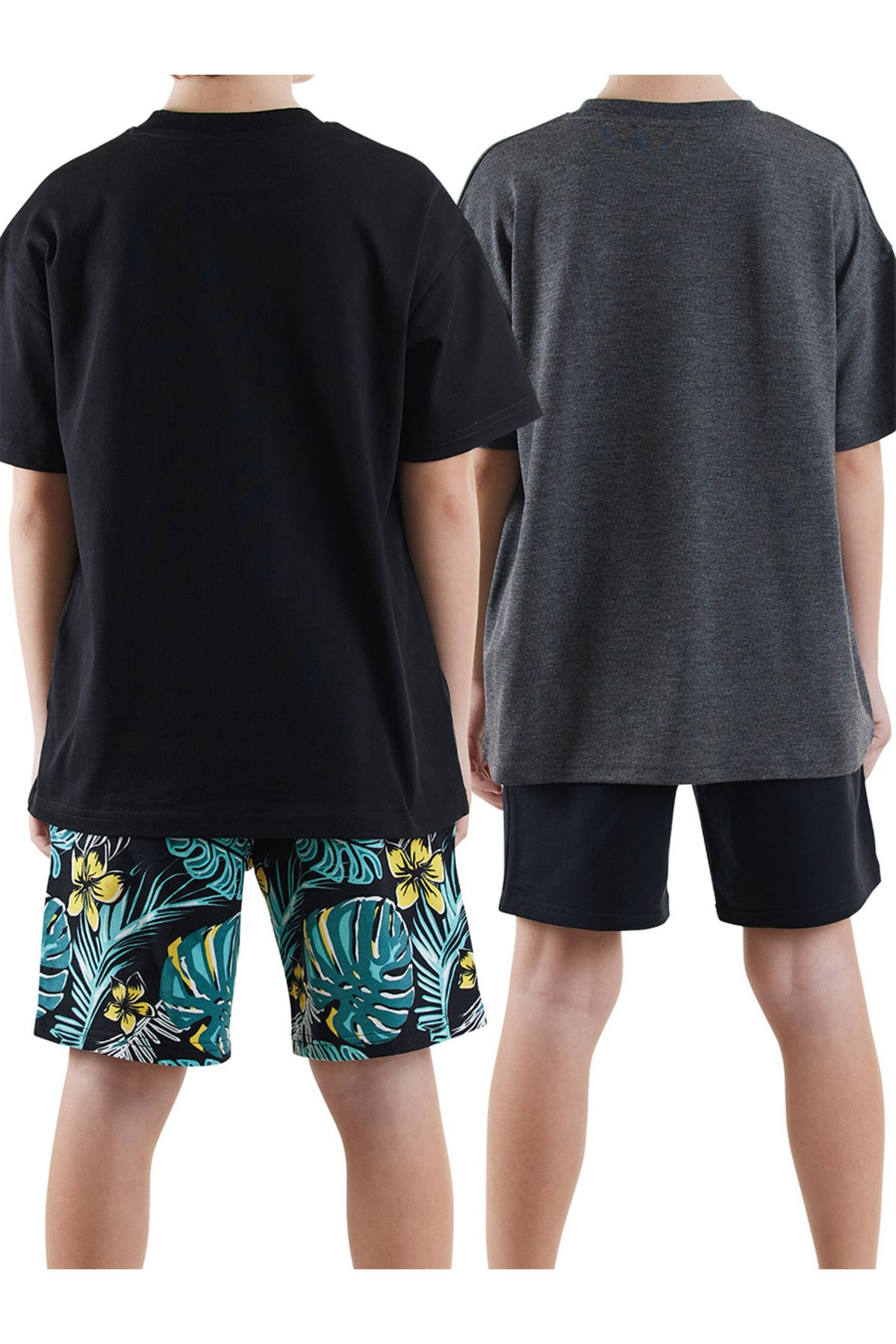 Denokids-Hawaiian Boy's 2-Piece Shorts Set 2