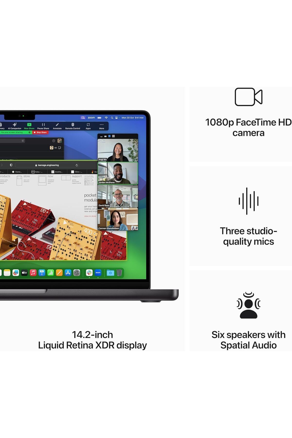 Apple-14-inch Macbook Pro: M3 Pro Chip With 12‑core Cpu And 18‑core Gpu, 1tb Ssd - Space Black 3
